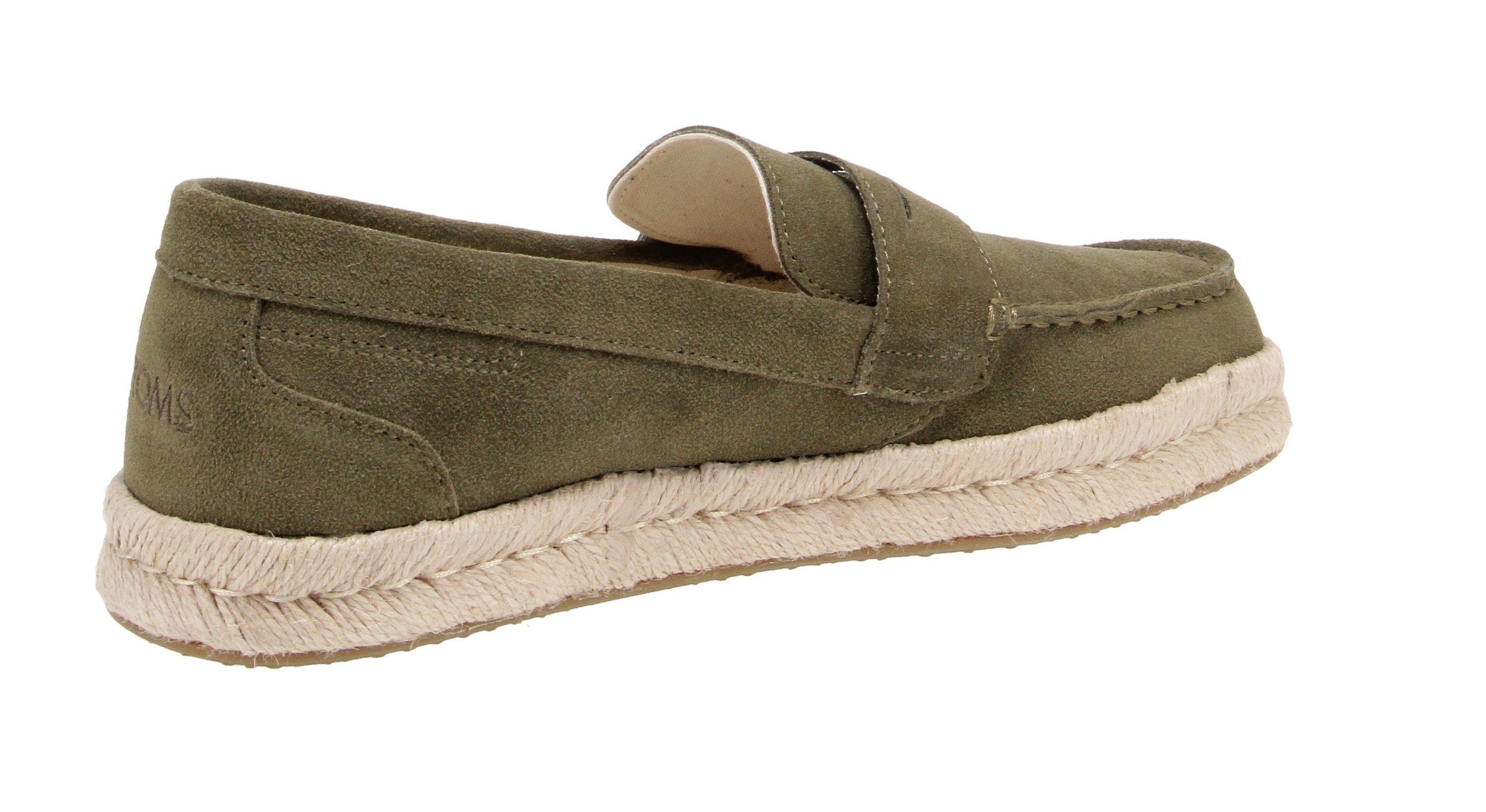 TOMS Toms 10019911 Stanford Rope 2.0 - Herren Schuhe Freizeitschuhe - Olive Sneaker