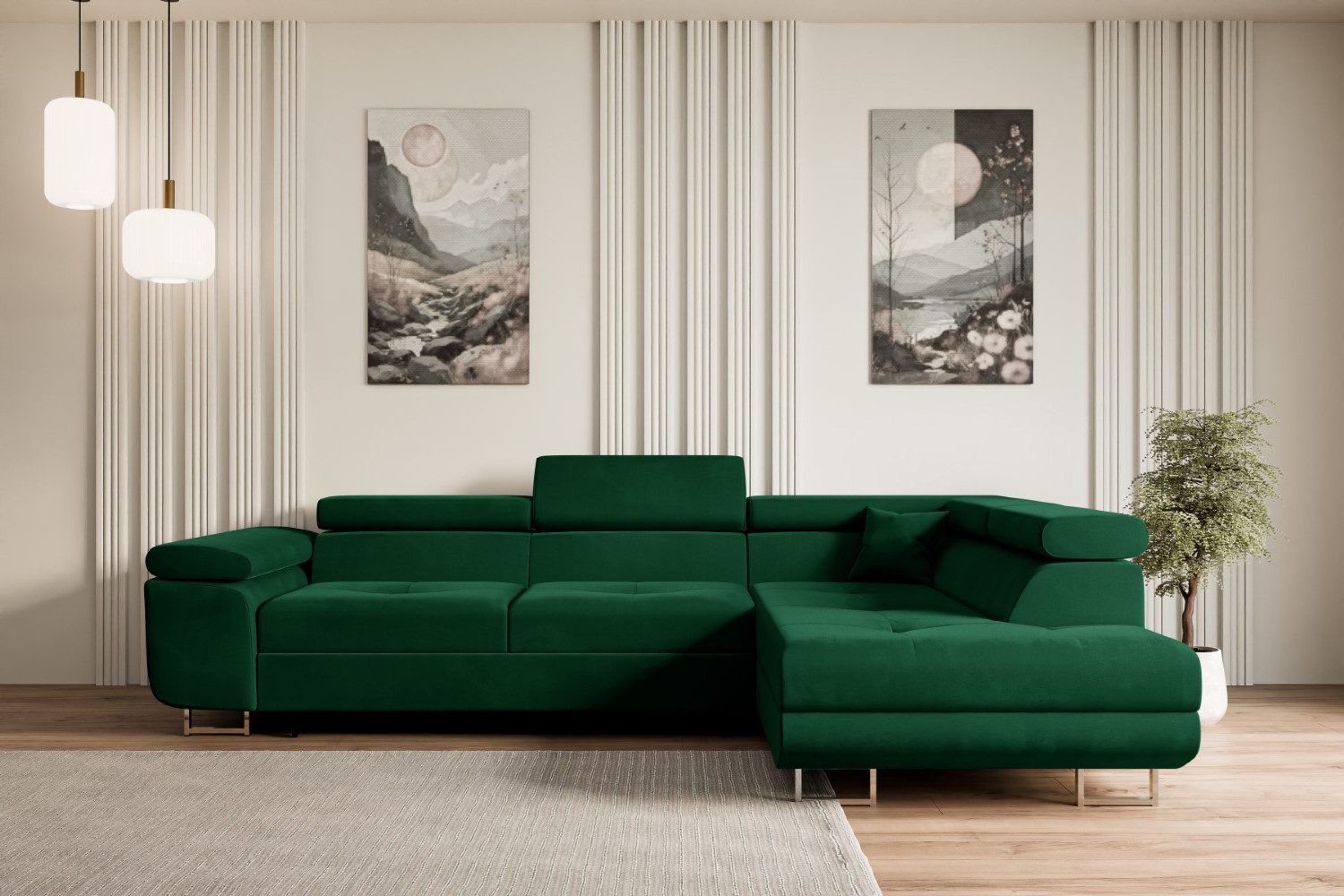 ALTDECOR Ecksofa GUSA-L, Couch mit Schlaffunktion, günstig online kaufen