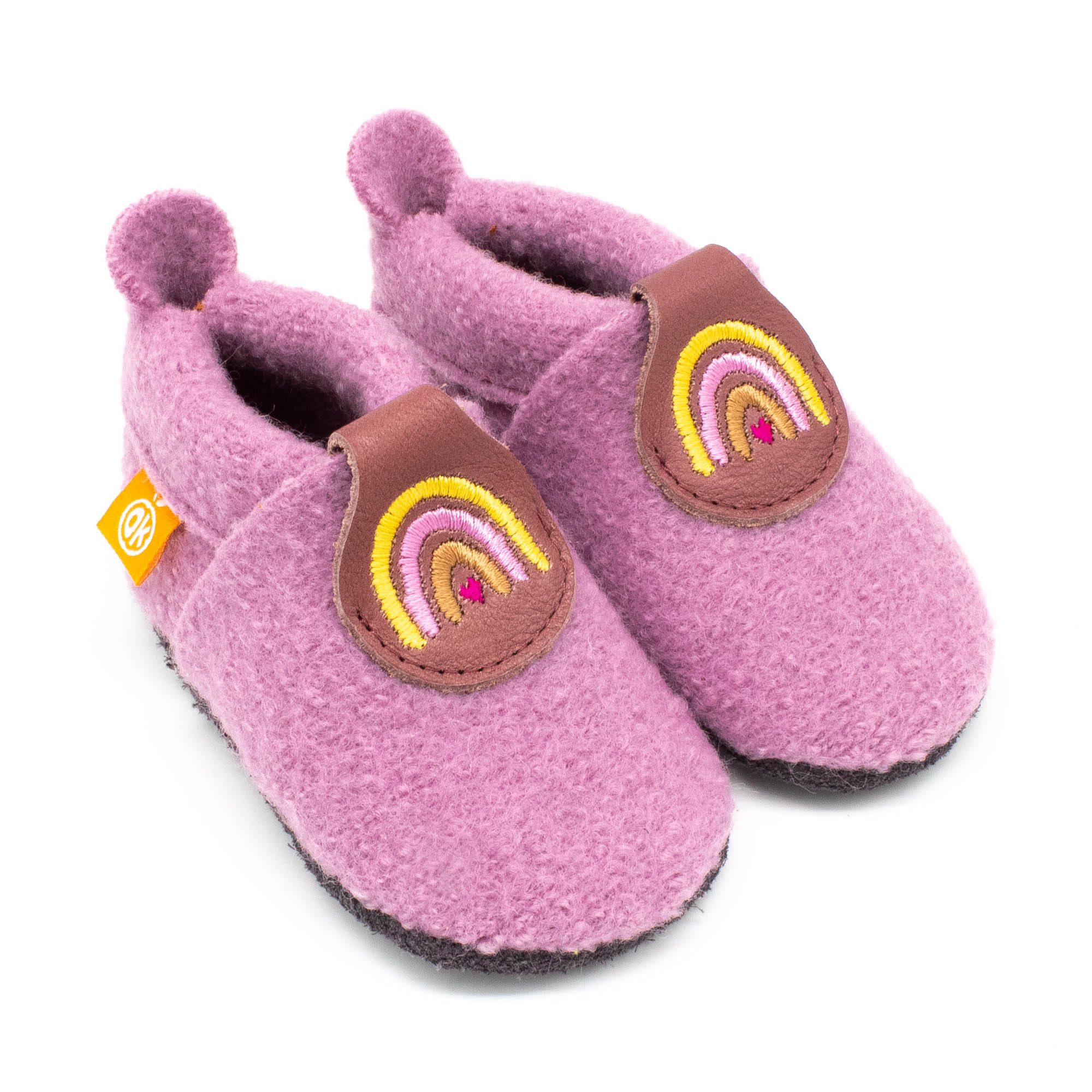 Orangenkinder® Hausschuhe Wollwalk Poppie Reginchen Slipper 100 % Merinowolle, Made in Germany, atmungsaktiv