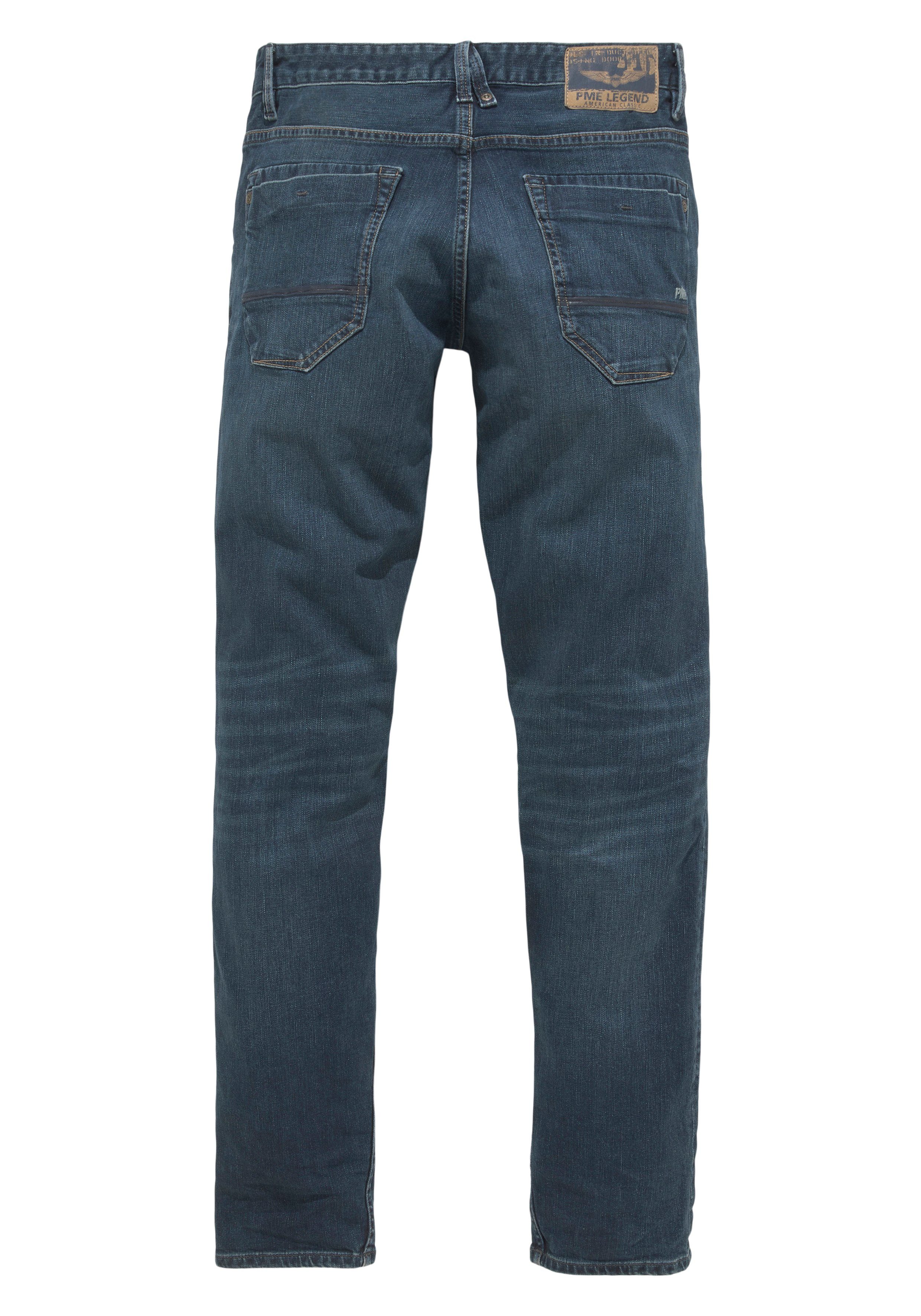 LEGEND Tapered-fit-Jeans Used im dark-indigo Look PME SKYMASTER