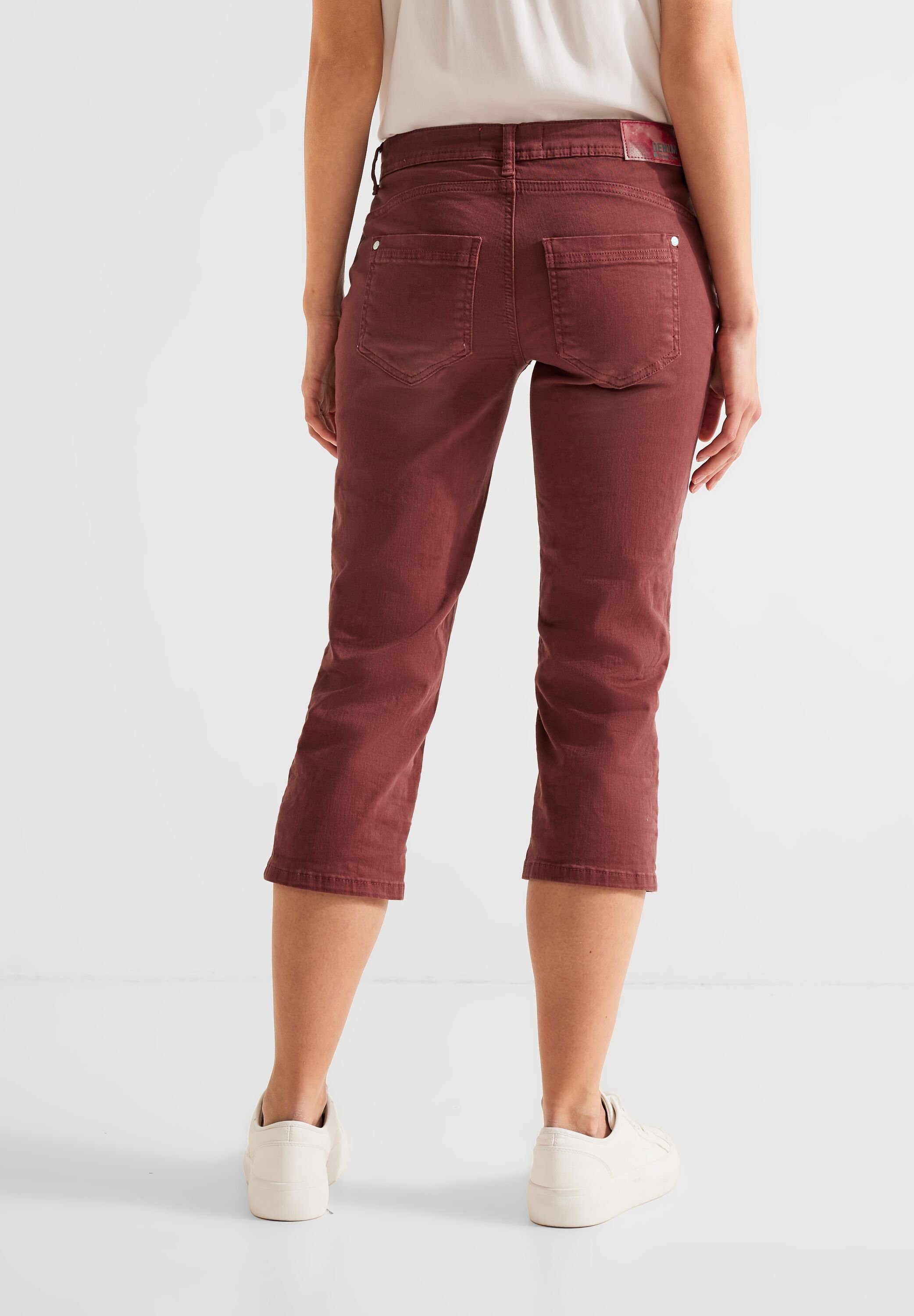 ONE Waist, Legs STREET Style, Middle 3/4-Jeans Slim 4-Pocket