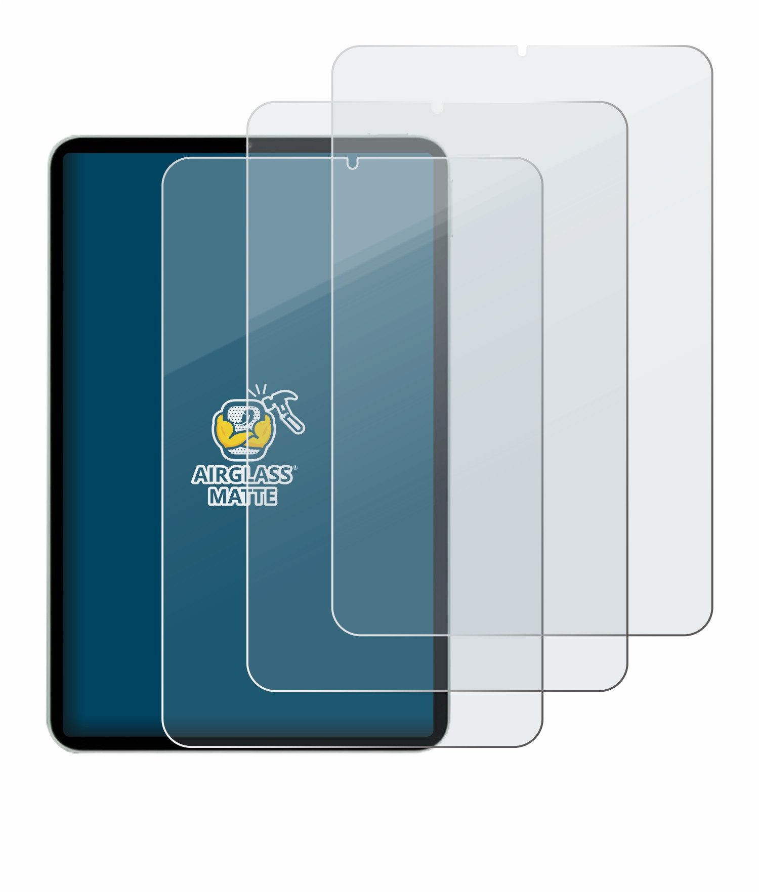 BROTECT Displayschutzglas Folie für Xiaomi Pad Mini, 3 Stück, Schutzfolie Glas Panzer Display Schutz matt