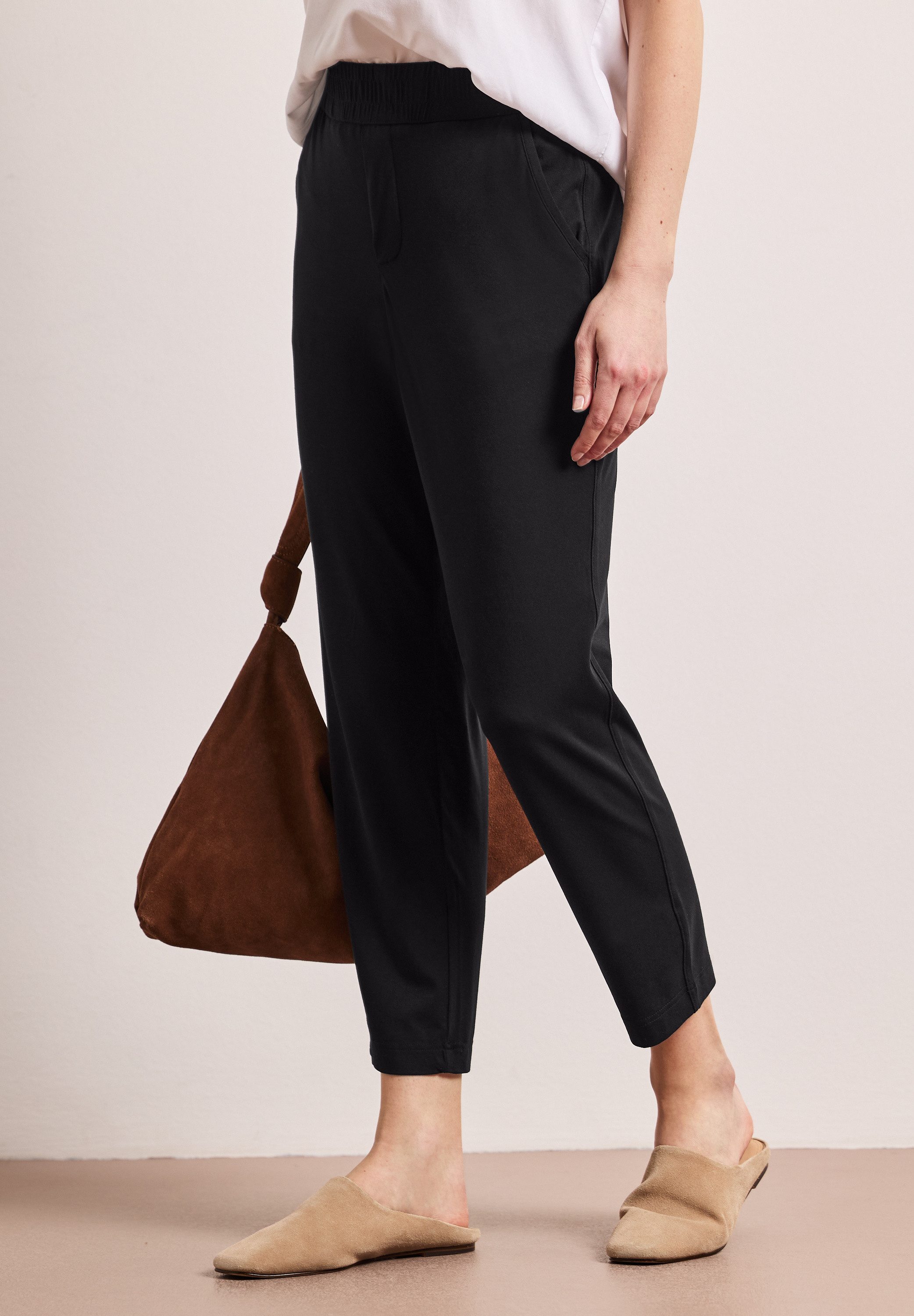 STREET ONE Stoffhose Middle Waist