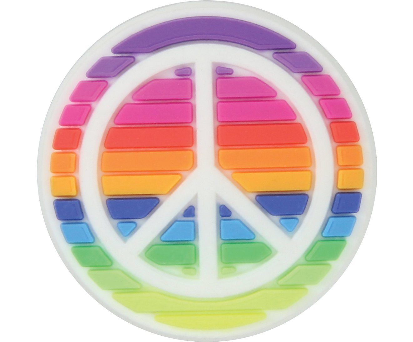 Crocs Schuhanstecker Jibbitz Peace - - 10007075 (1-tlg) Rainbow Charm