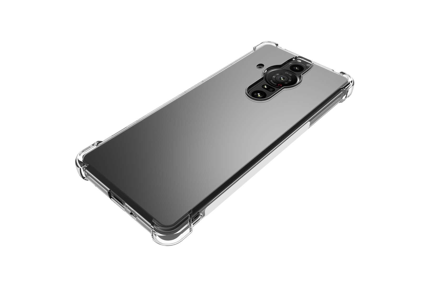 mtb more energy Smartphone-Hülle Clear Armor Case für Sony Xperia PRO-I, Transparente TPU Schutzhülle Case Backcover mit Anti-Shock Verstärkung – Bild 3 von 5