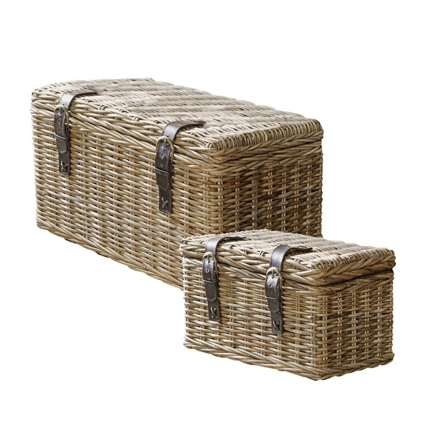 Truhe Truhe 2er Set Darill braun
