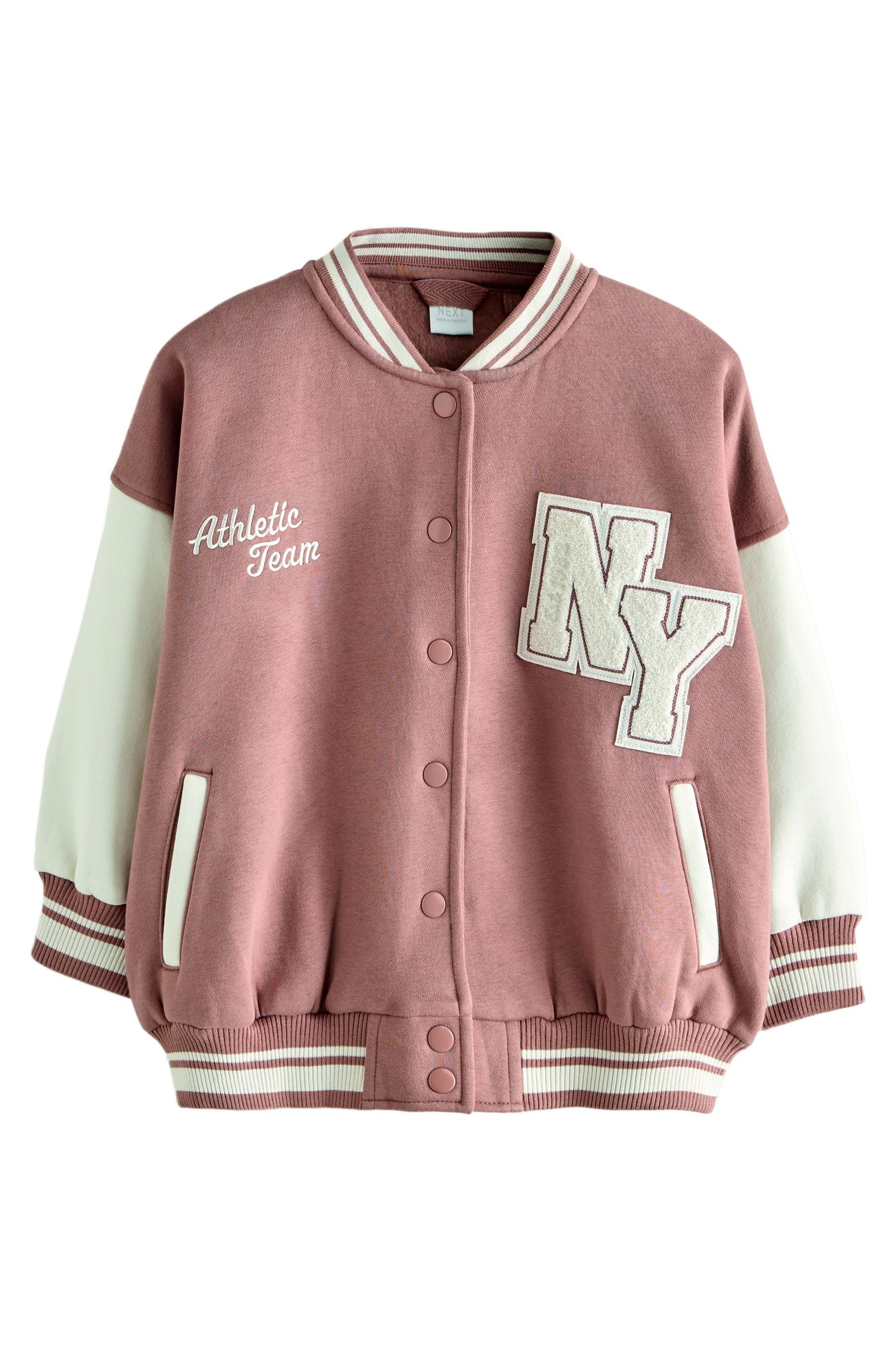 Next Collegejacke Bestickte Varsity-Jacke (1-St)