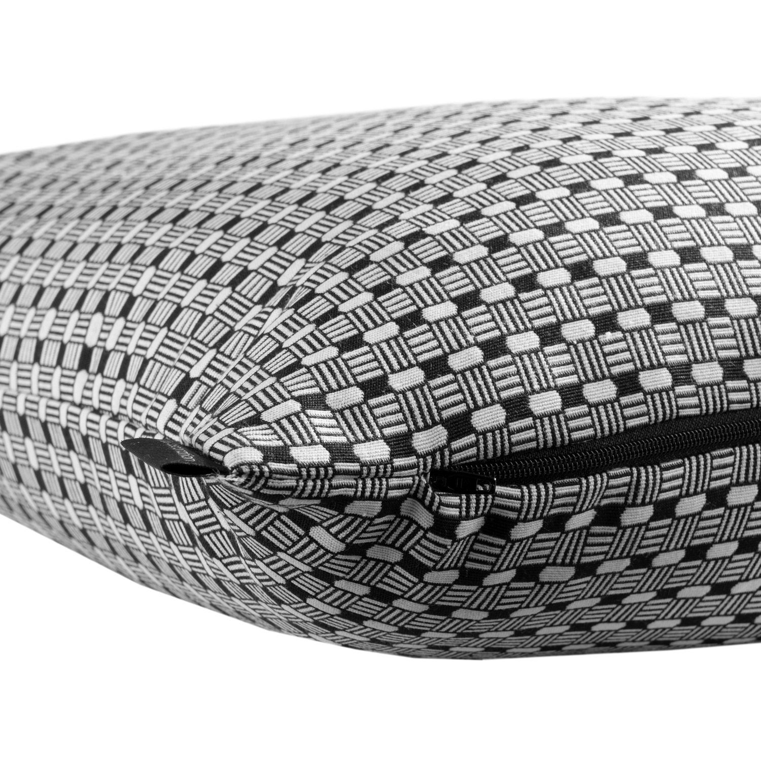 Yve! Decoration Kissenhülle DOLLY, Weiß, Karos, Baumwolle, 50 x 50 cm, (1 Stück)