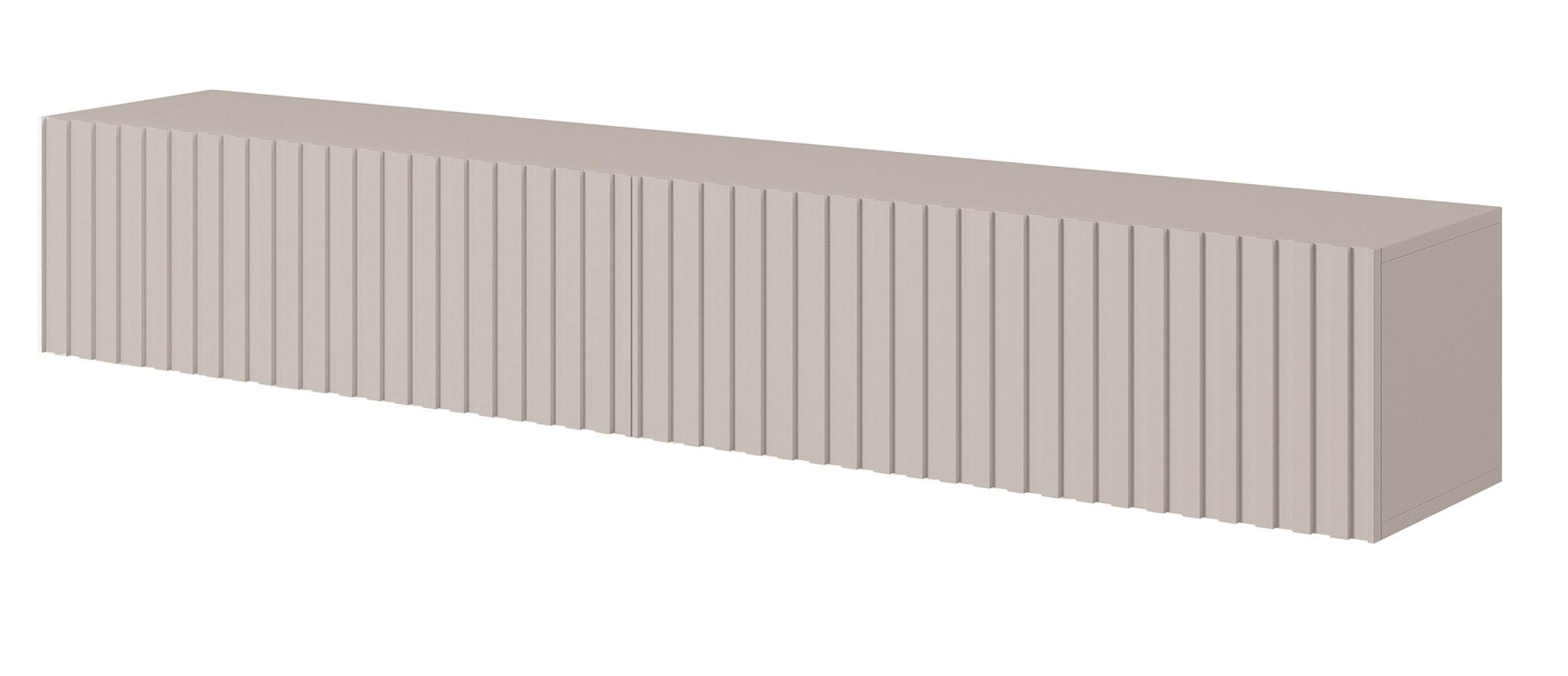 Selsey TV-Schrank TELIRE Hängend mit 2 grifflosen Lamellenfronten, 175 cm günstig online kaufen