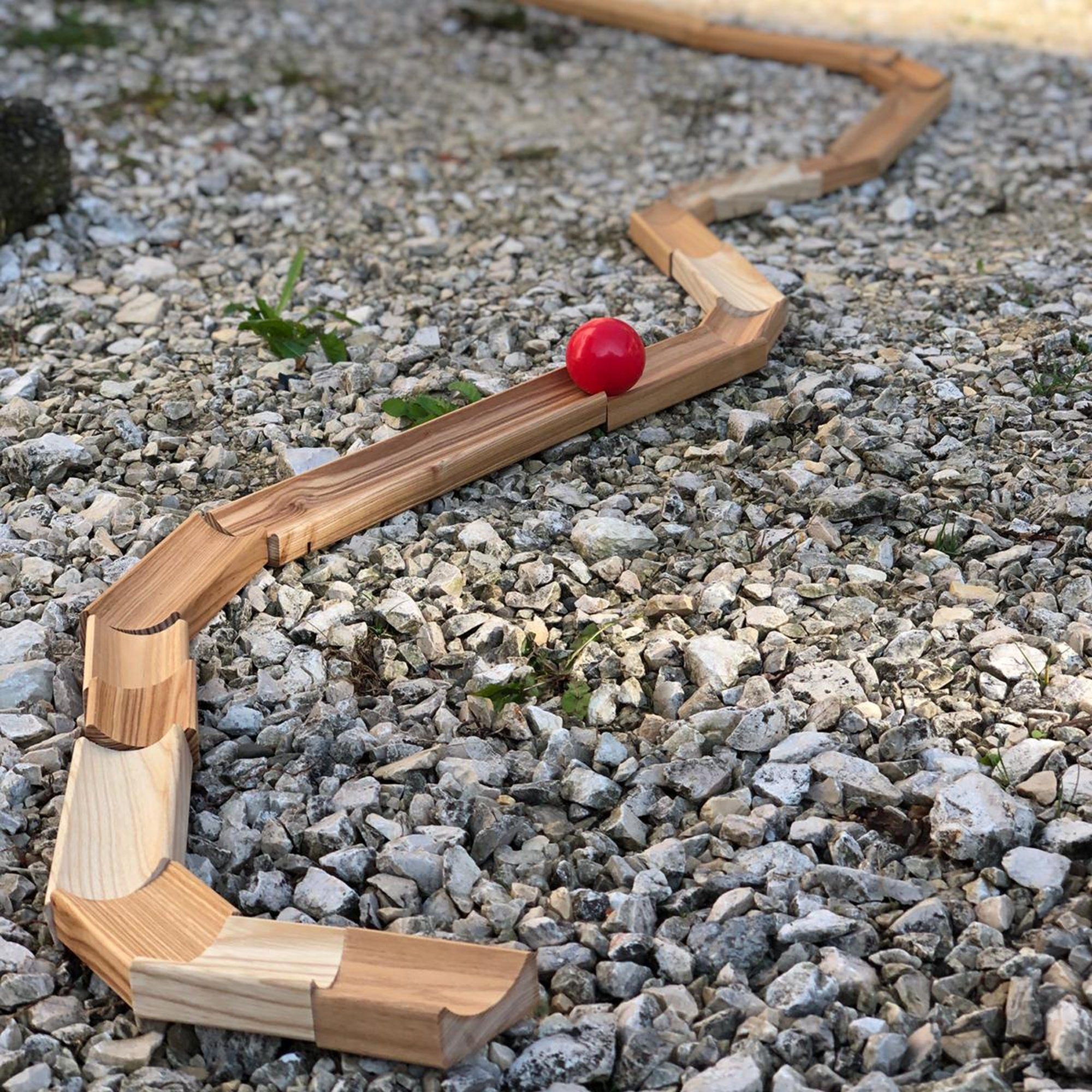 pedalo® Lernspielzeug Holz Sandkugelbahn, Murmelbahn, Kugelbahn günstig online kaufen