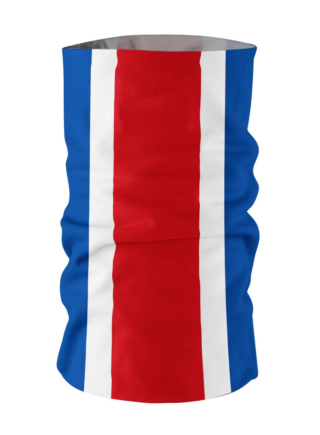 Maskworld Verkleidungsmaske Schlauchschal Union Stripes, Elastisches Halstuch für alle Gelegenheiten