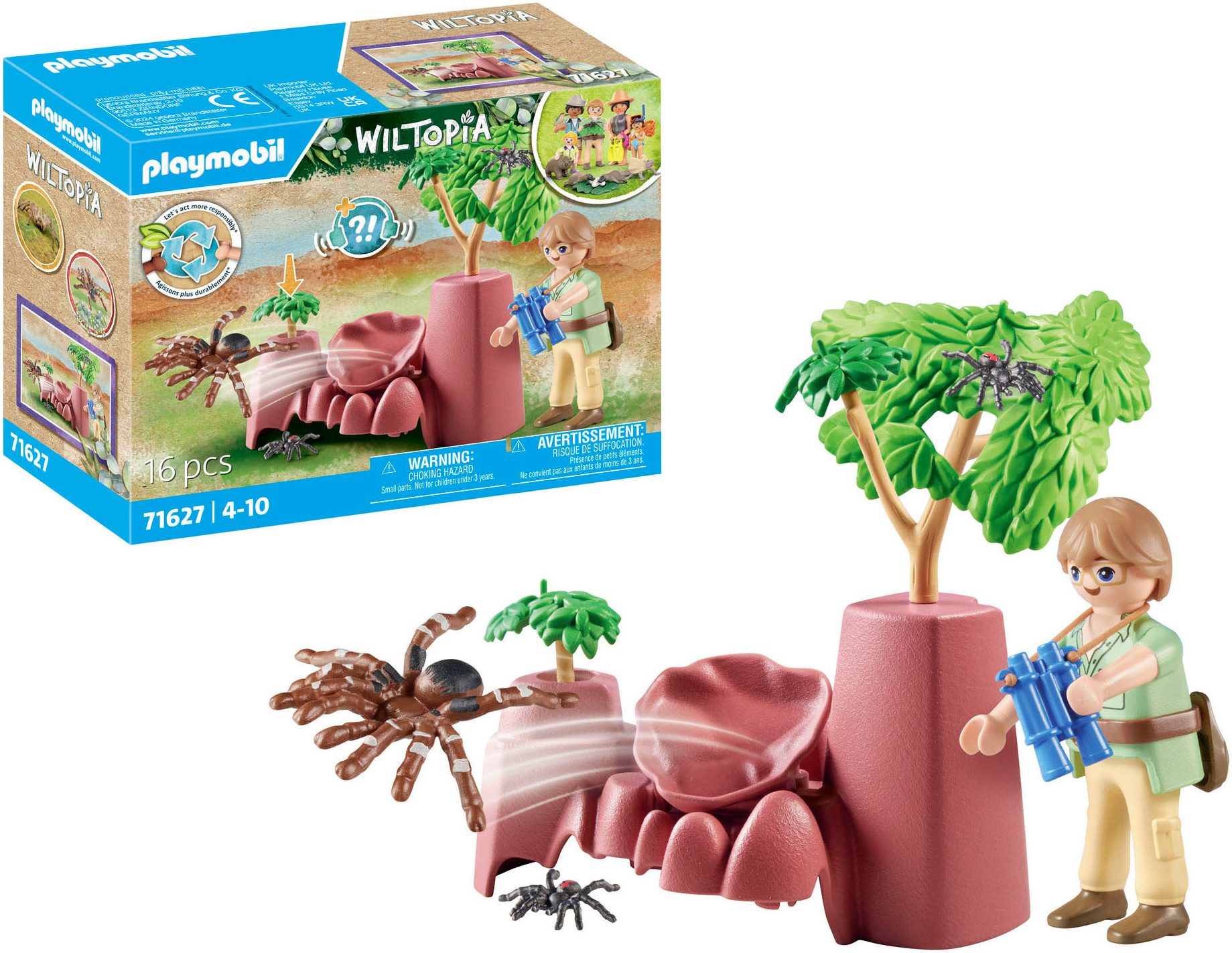 Playmobil® Spinnenfelsen (71627), Wiltopia Konstruktions-Spielset, (16 günstig online kaufen