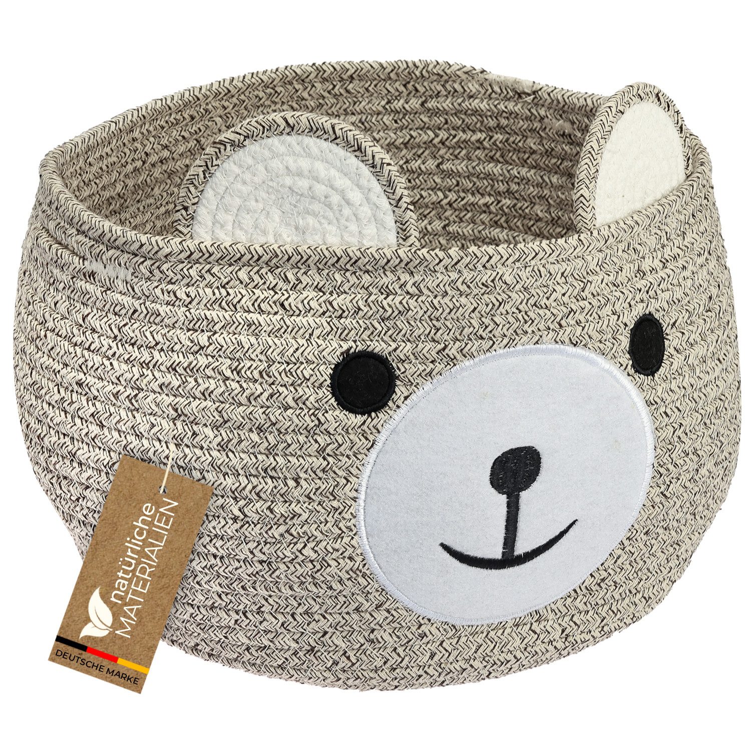 HMF Aufbewahrungskorb Aufbewahrungskorb mit versteckten Griffen, Korb für K günstig online kaufen