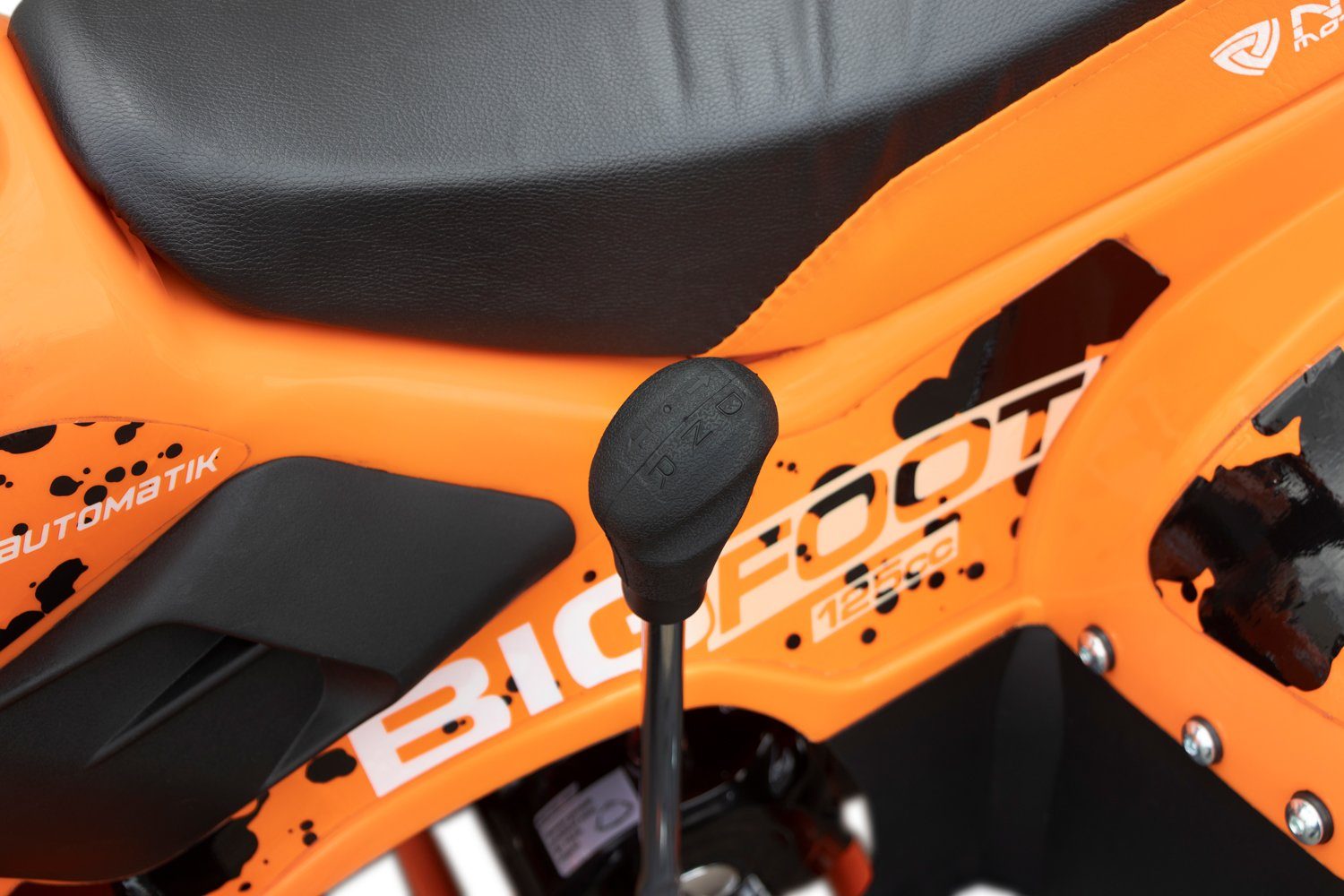 BIGFOOT 125cc 6" Grün Smarty + Automatik Light RG Elektro-Kinderquad