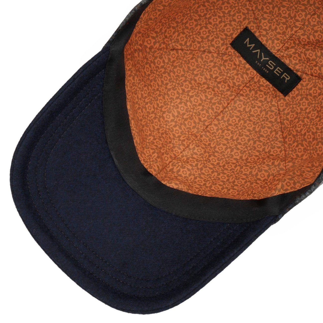 Mayser Baseball Cap (1-St) Basecap mit Schirm, Made in the EU