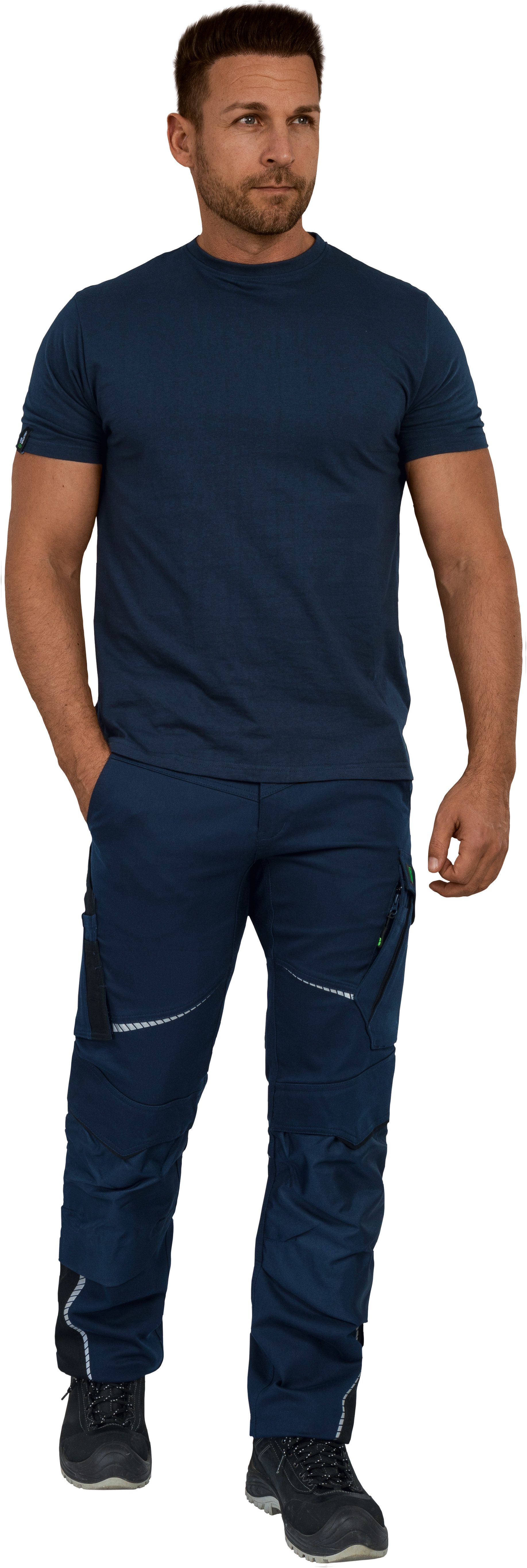 Leibwächter T-Shirt Rundhals T-Shirt Arbeitsshirt Workwear Berufskleidung auch Übergrößen antibakterielle-, Antigeruch- und Antipilling-Ausrüstung – Bild 3 von 5