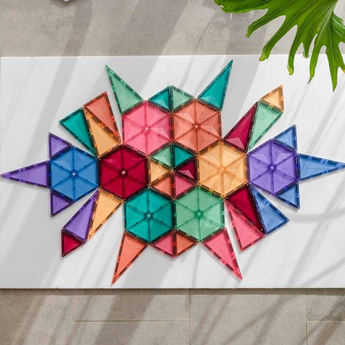 Connetix Pastel Geometry Pack verstärkte Magnete pädagogisches Lernspiel Ma günstig online kaufen