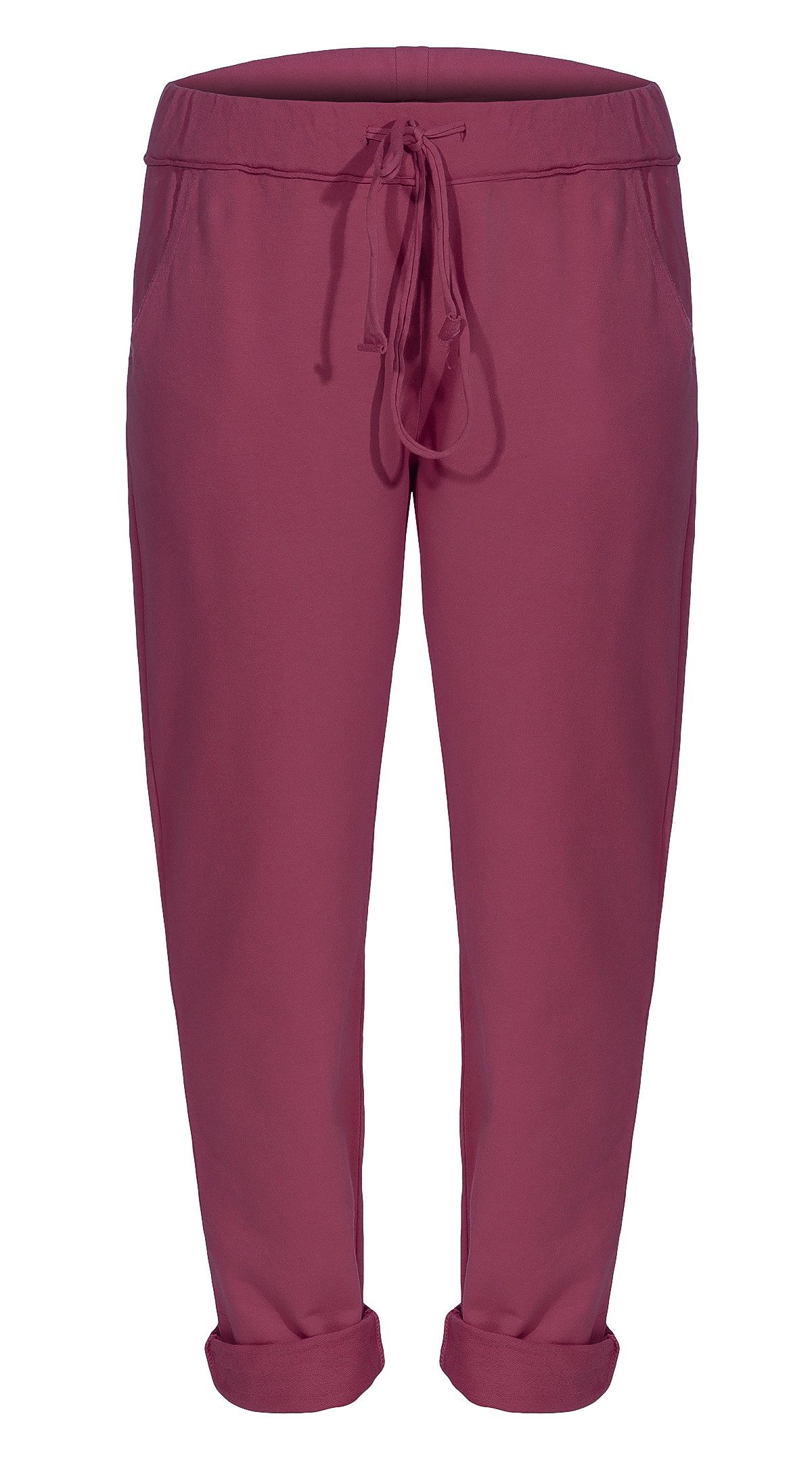 CLEO STYLE Jogginghose Damen Jogginghose 15 Bordo One Size 36-40 günstig online kaufen