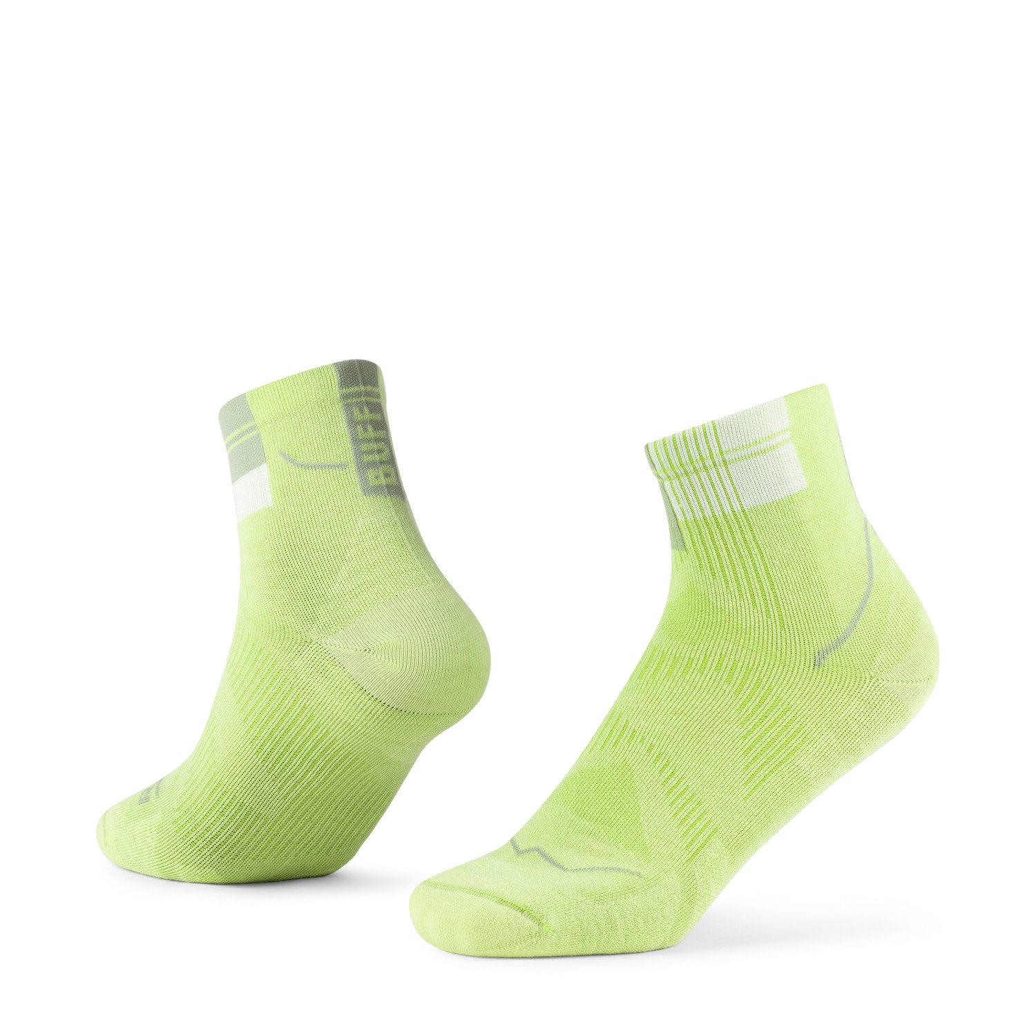 Buff Sportsocken Coolnet Quarter lime