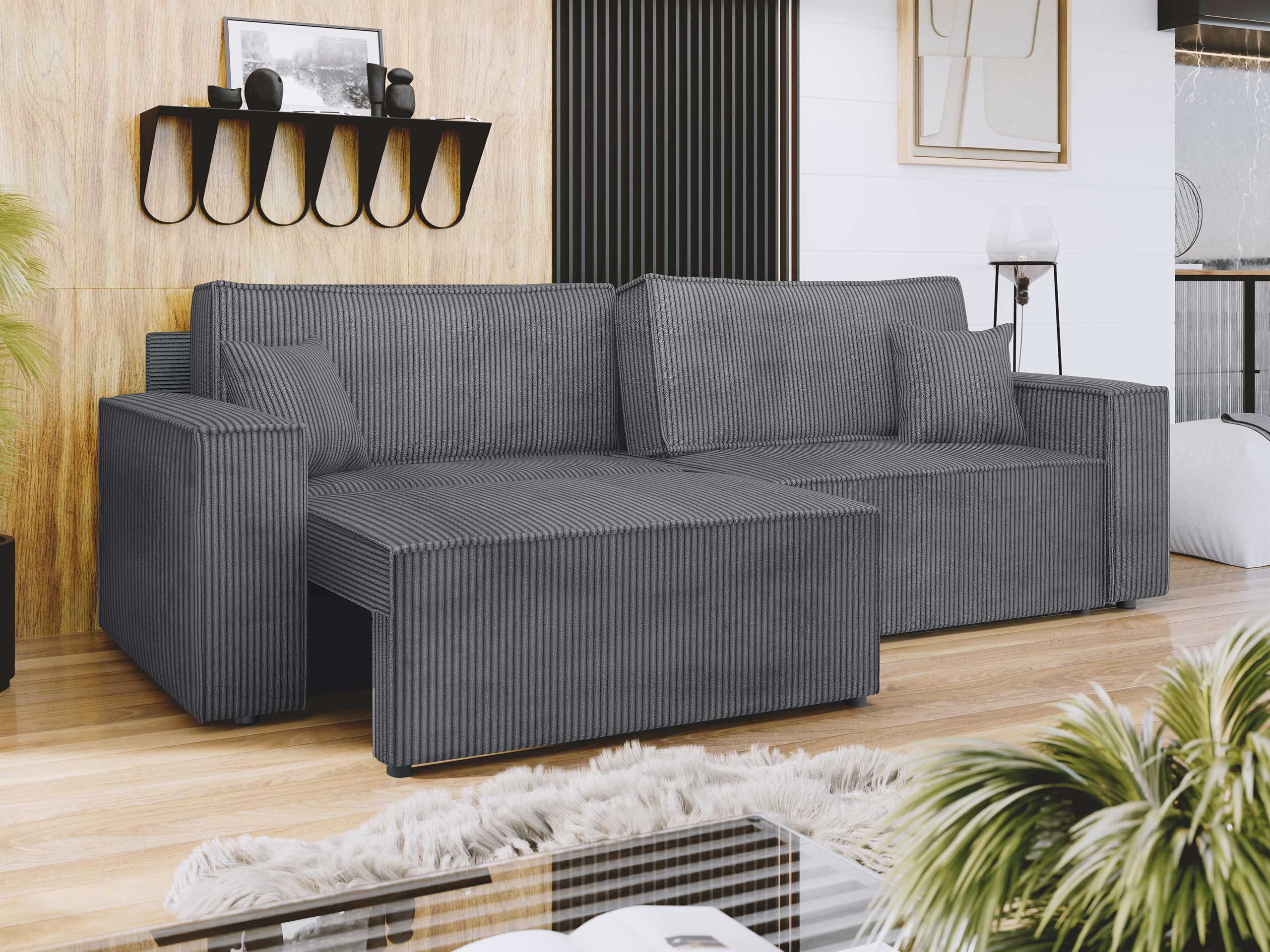 MIRJAN24 Schlafsofa Karl Cord mit L-Funktion, günstig online kaufen