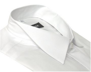 Huber Hemden Smokinghemd HU-0351 Slim Fit-Tailliert schlanke Form Kläppchenkragen Umschlagmanschette