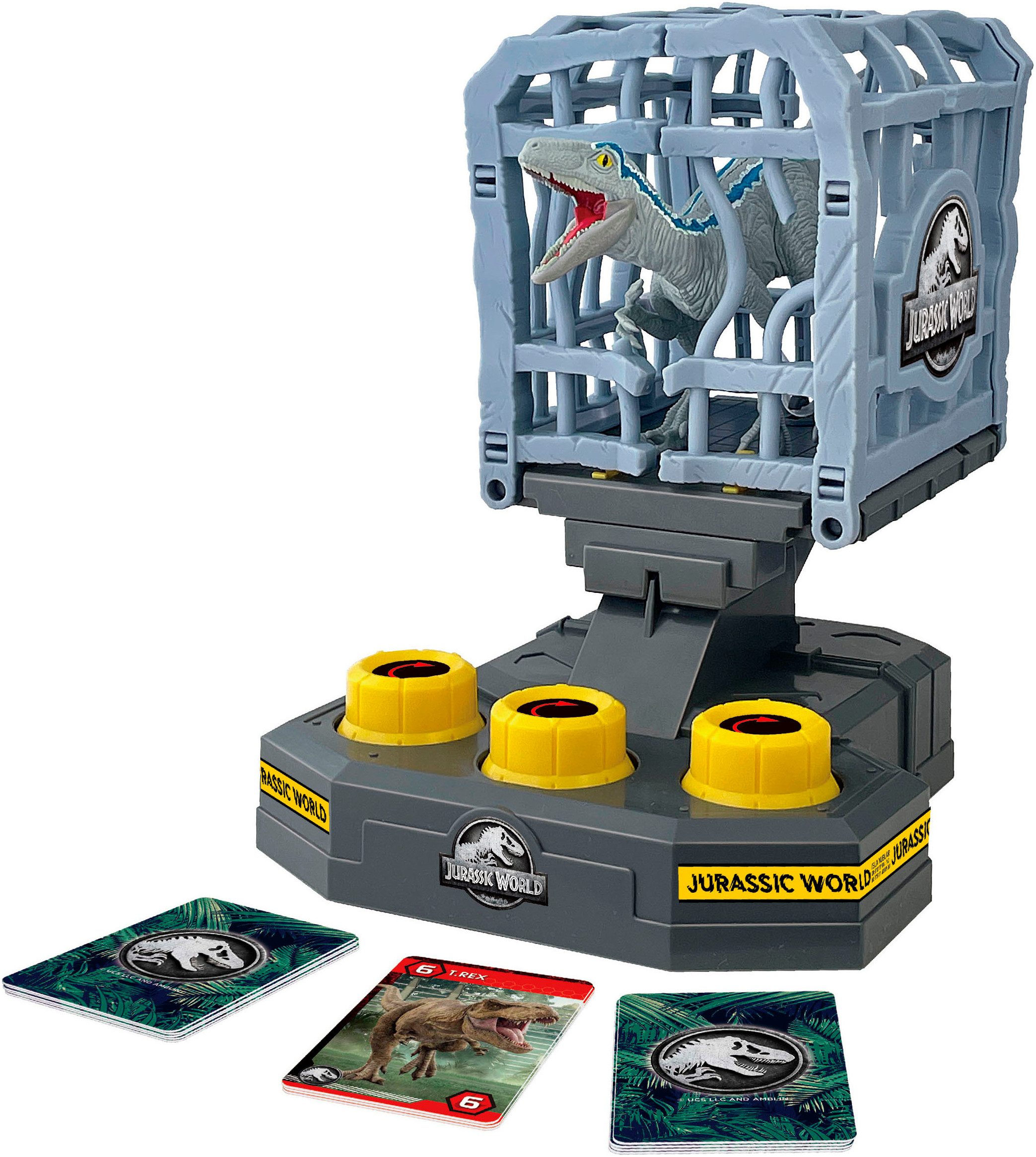 EPOCH Games Spiel Jurassic World Cage Breaker, Familienspiel