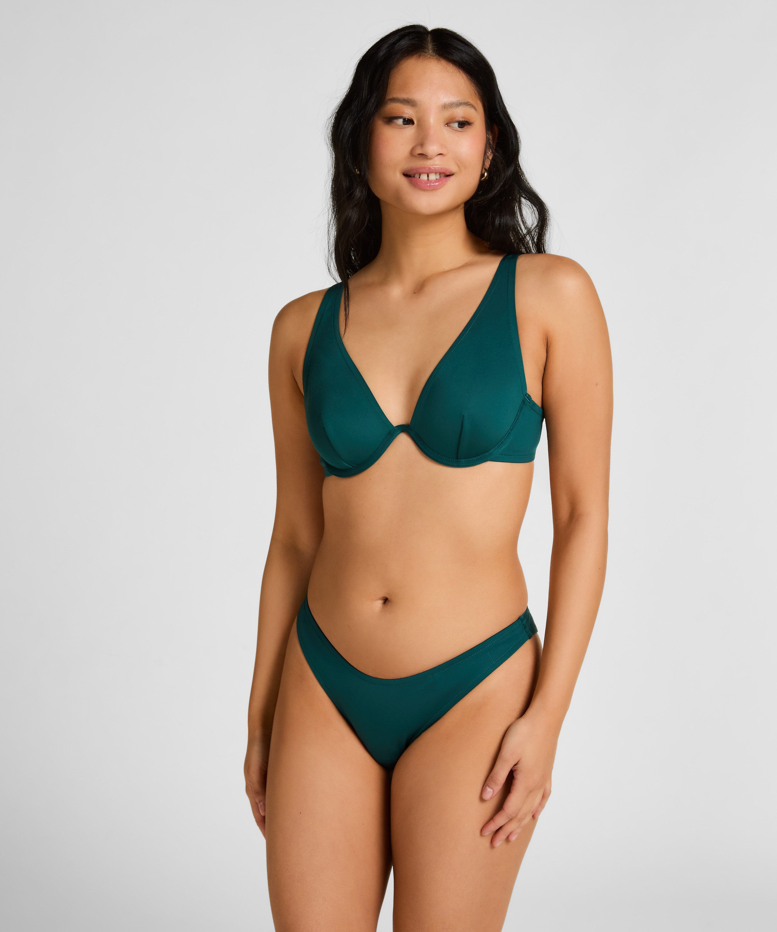 Hunkemöller Bikini-Hose Neopren-Bikiniunterteil mit hohem Beinausschnitt