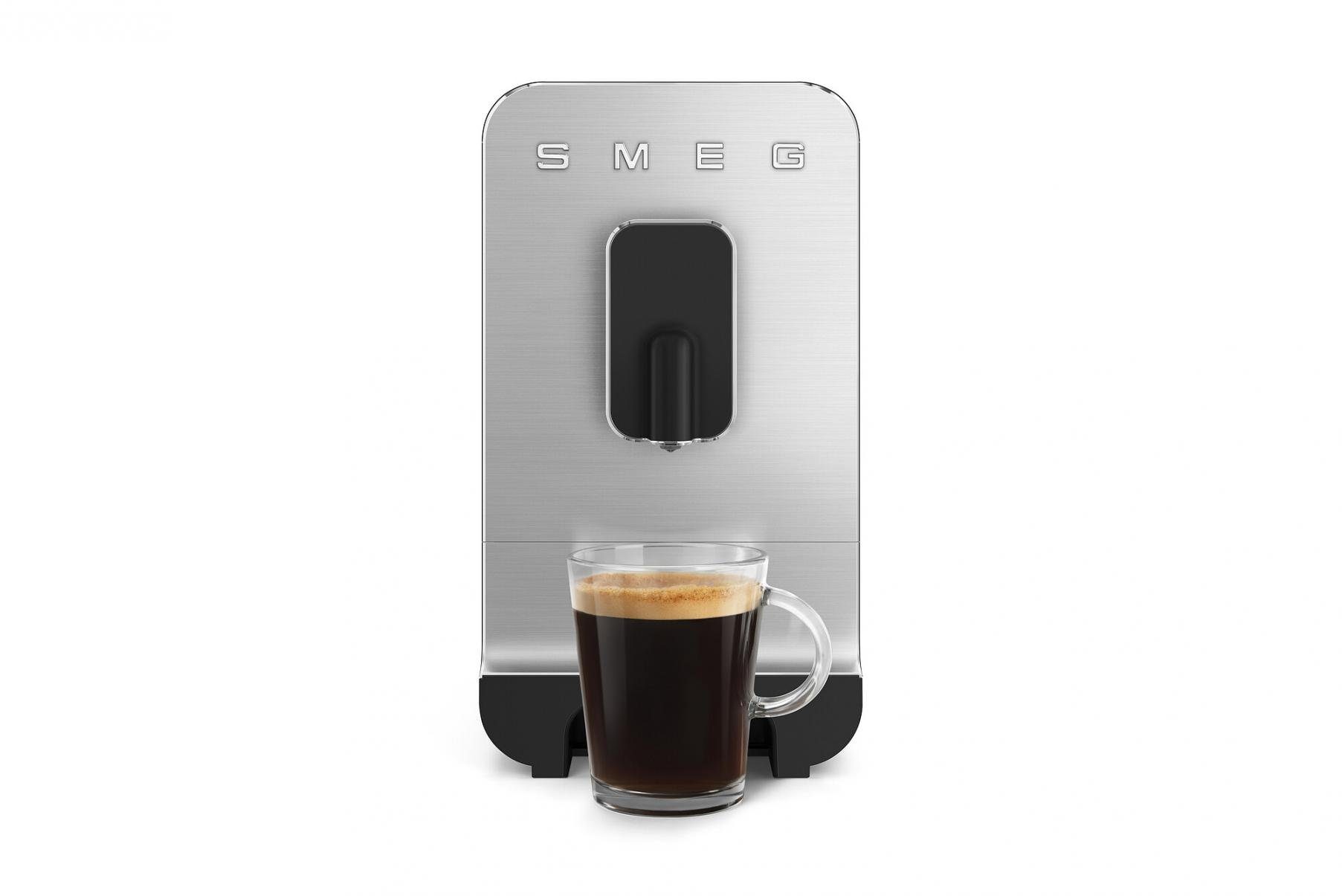 Smeg Kaffeevollautomat BCC11BLMEU Kaffeevollautomat schwarz Collezione, 19 bar Pumpendruck