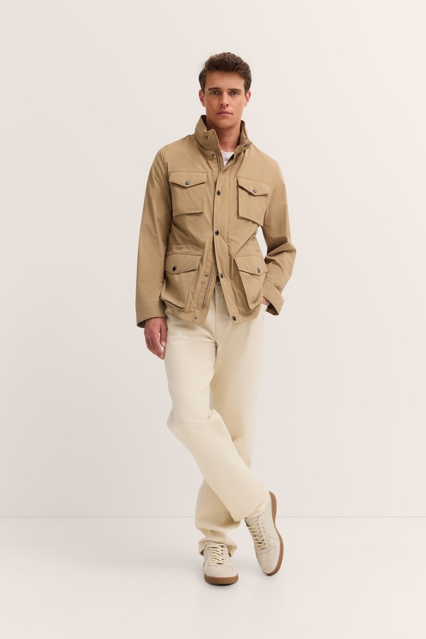 bugatti Fieldjacket Regular Fit mit Stretch & Stehkragen