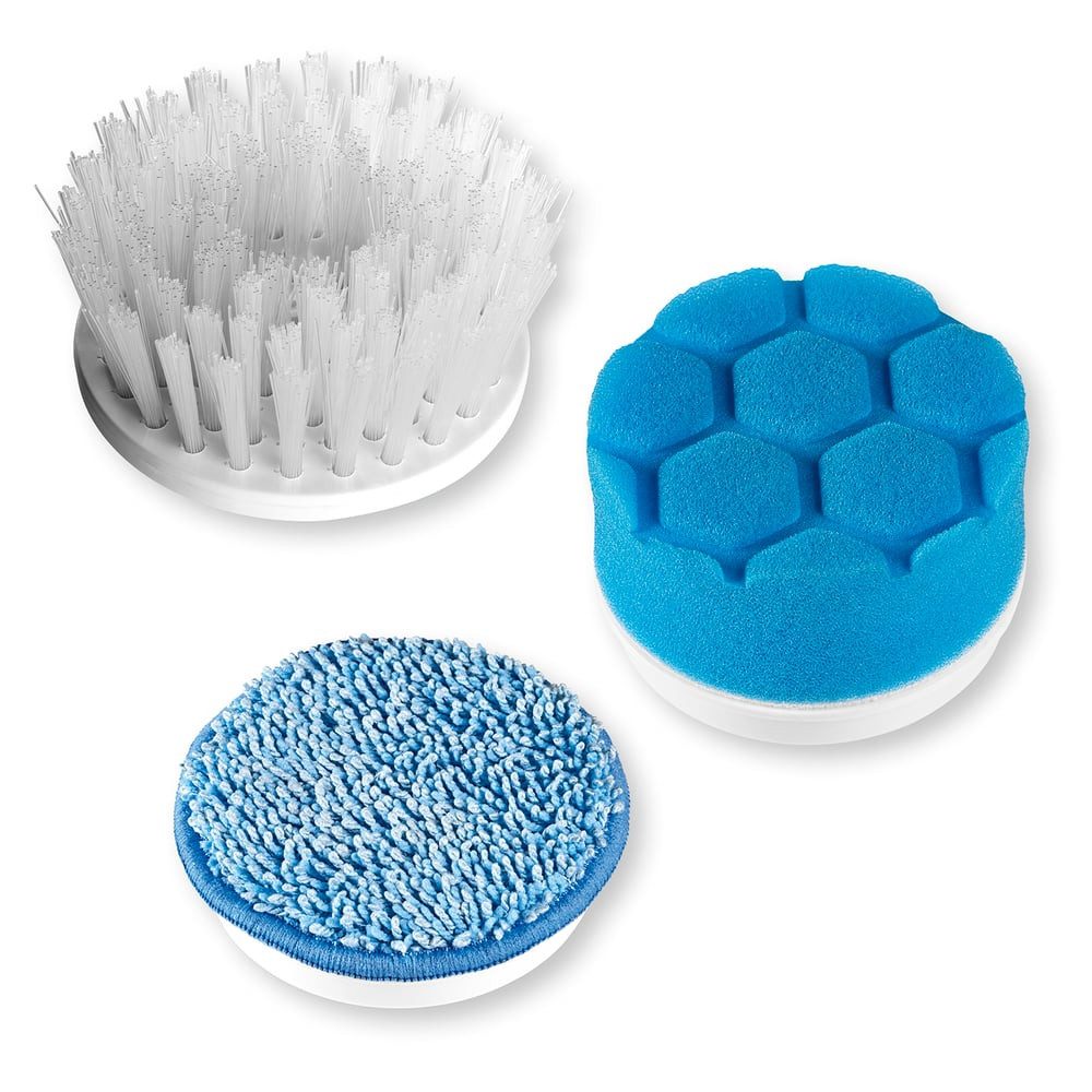 CLEANmaxx Reinigungsbürsten-Set Ersatz-Aufsätze Für die Akku-Reinigungsbürste 3-tlg. Set, (3-tlg), 3 Bürstenköpfe für die richtige Reinigungsbürste