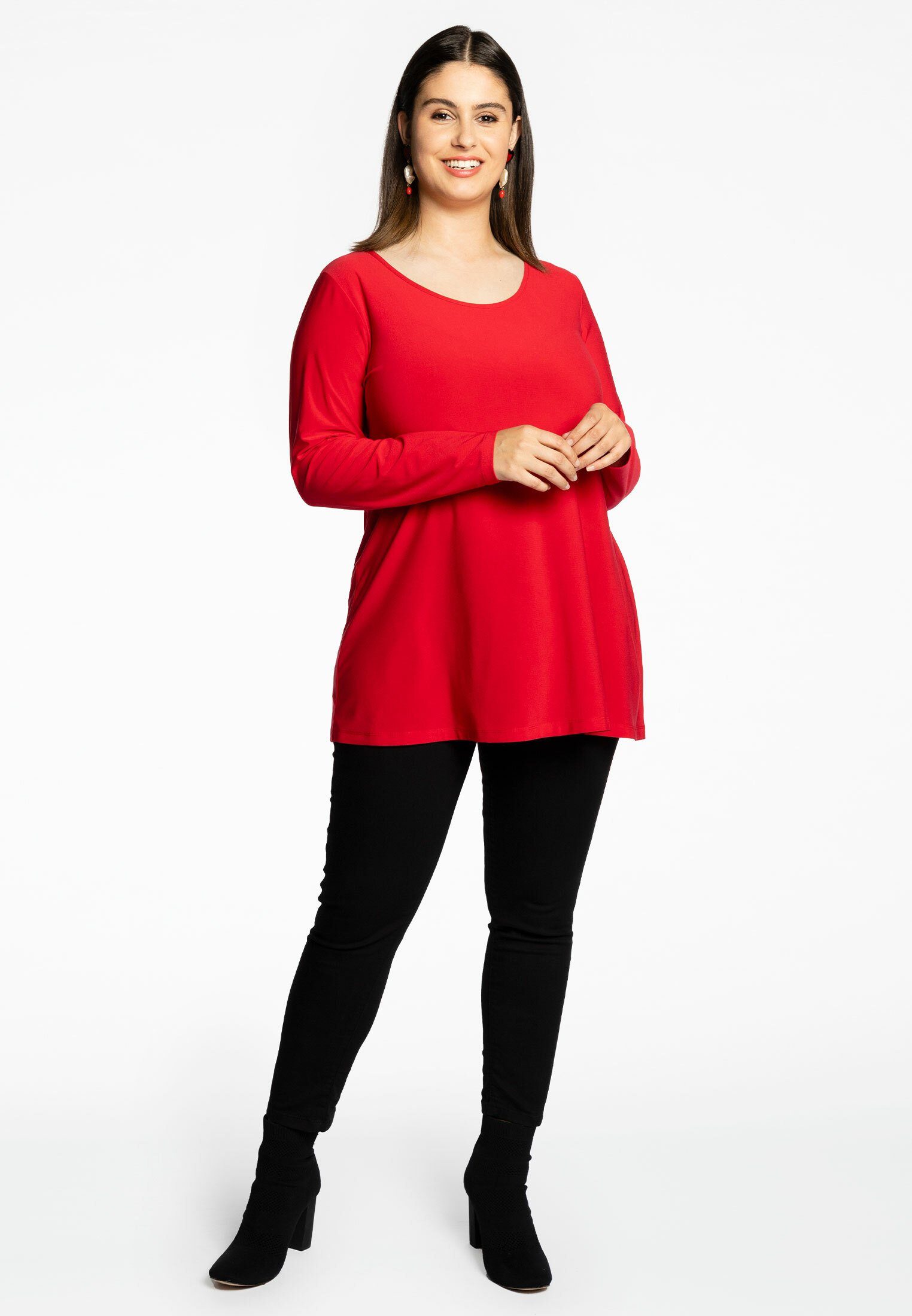 YOEK Tunika Damen Langarmshirt Große Größen günstig online kaufen