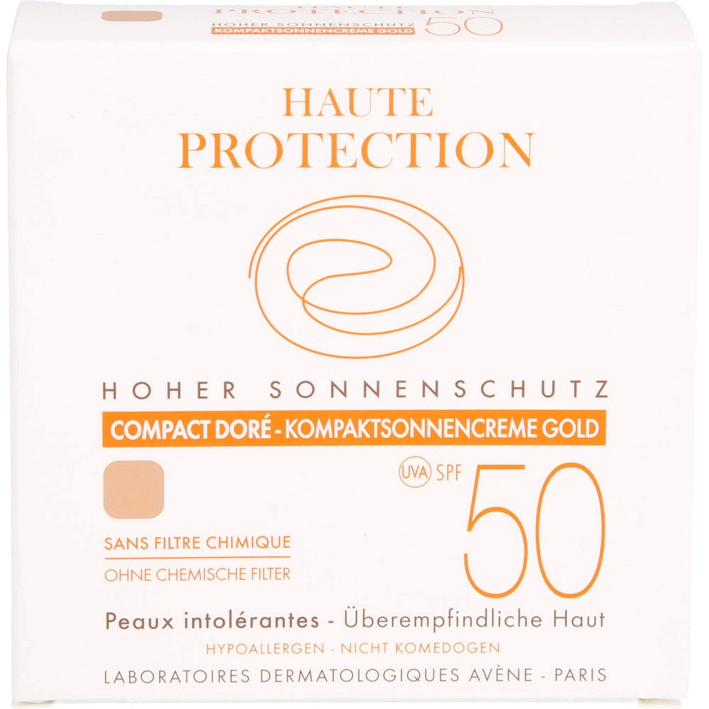 Sonnenschutzcreme Kompaktsonnencreme Gold SPF 50