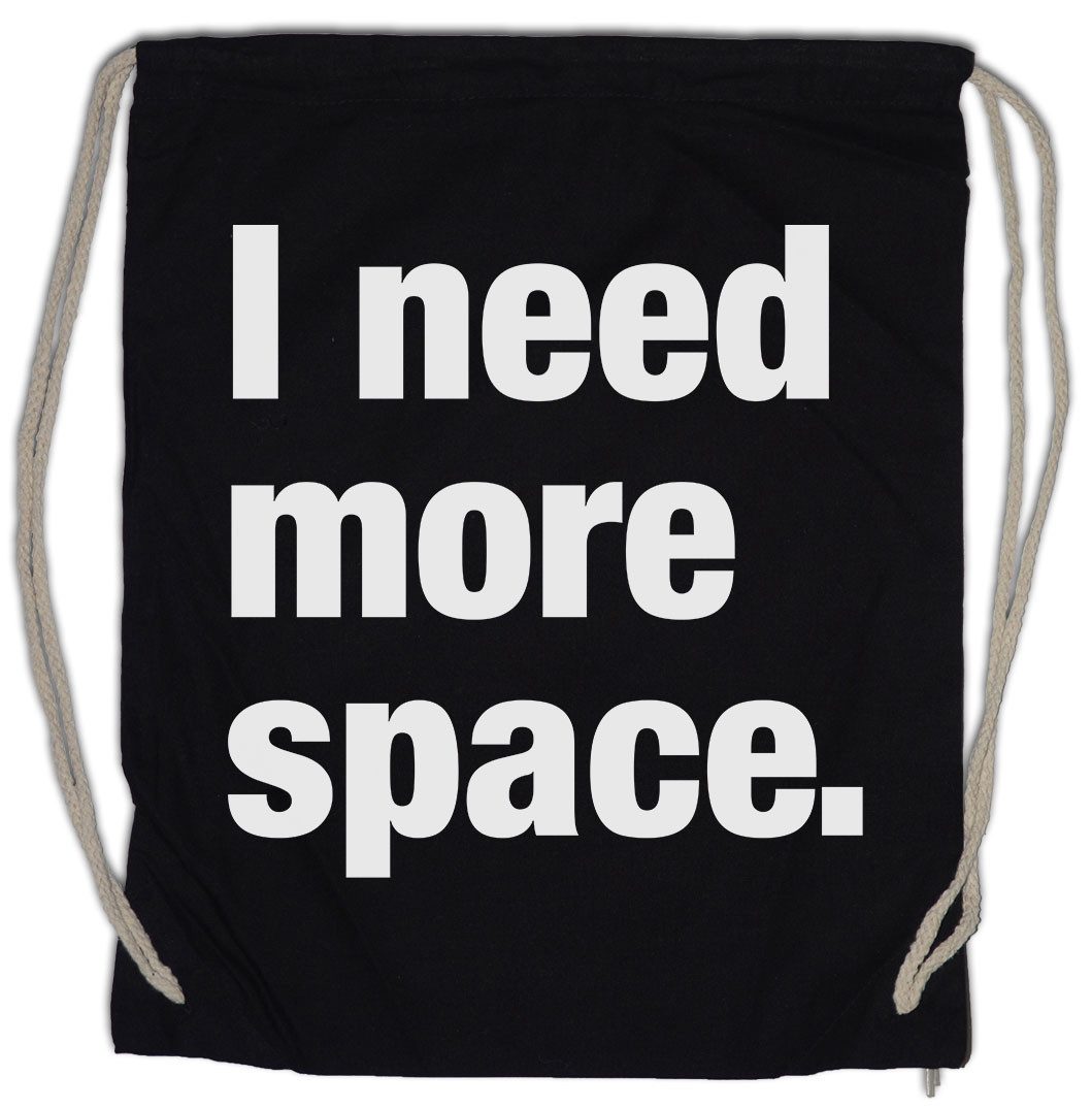 Turnbeutel I Need More Space Turnbeutel Pessimismus Nihilist Skeptiker