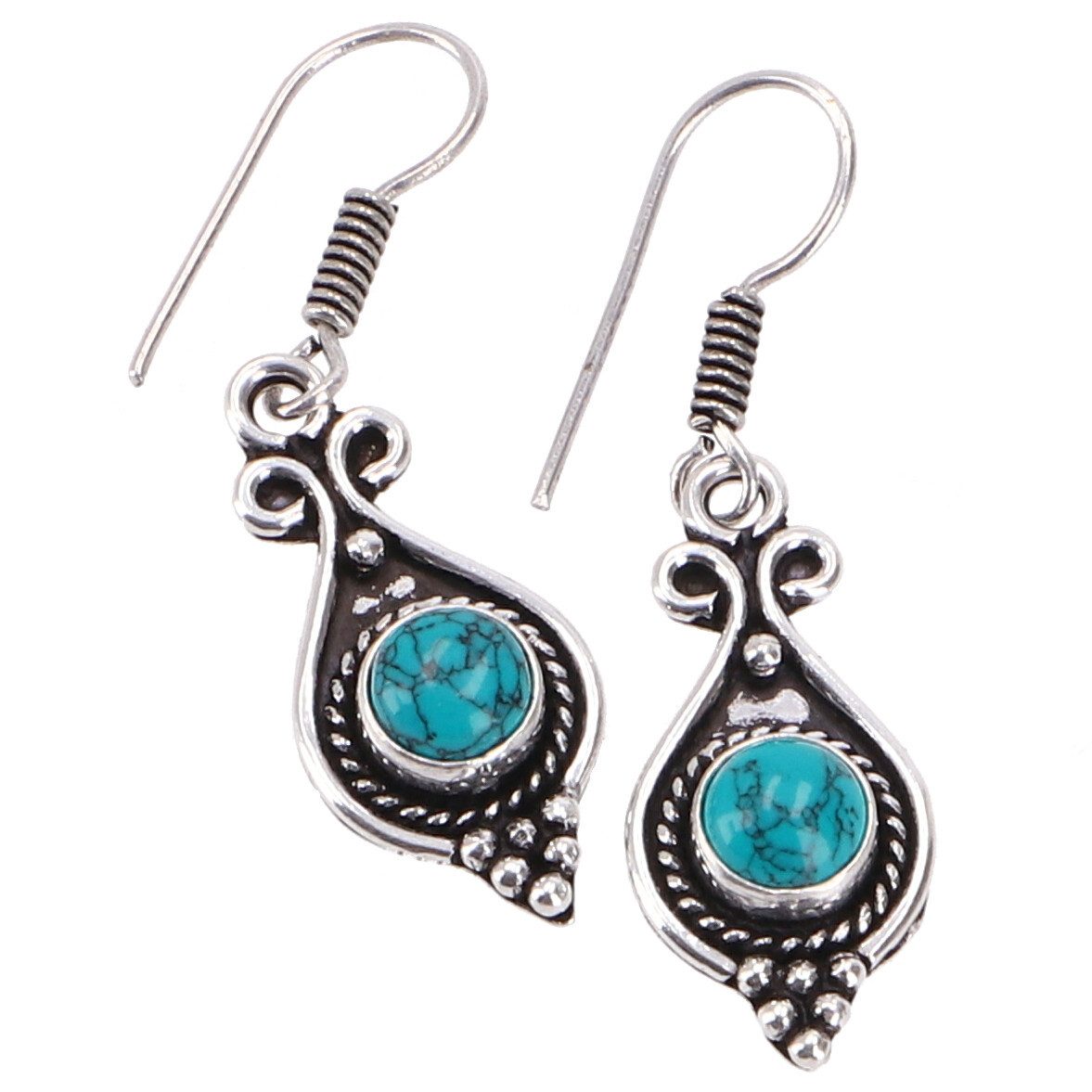 Guru-Shop Paar Ohrhänger Hängeohrring aus Messing, Goa Festival Ohrringe.. günstig online kaufen