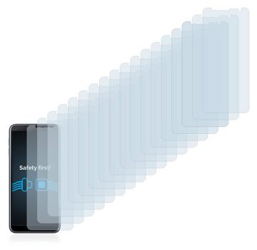 Savvies Schutzfolie für Samsung Galaxy J6 Plus, Displayschutzfolie, 18 Stück, Folie klar