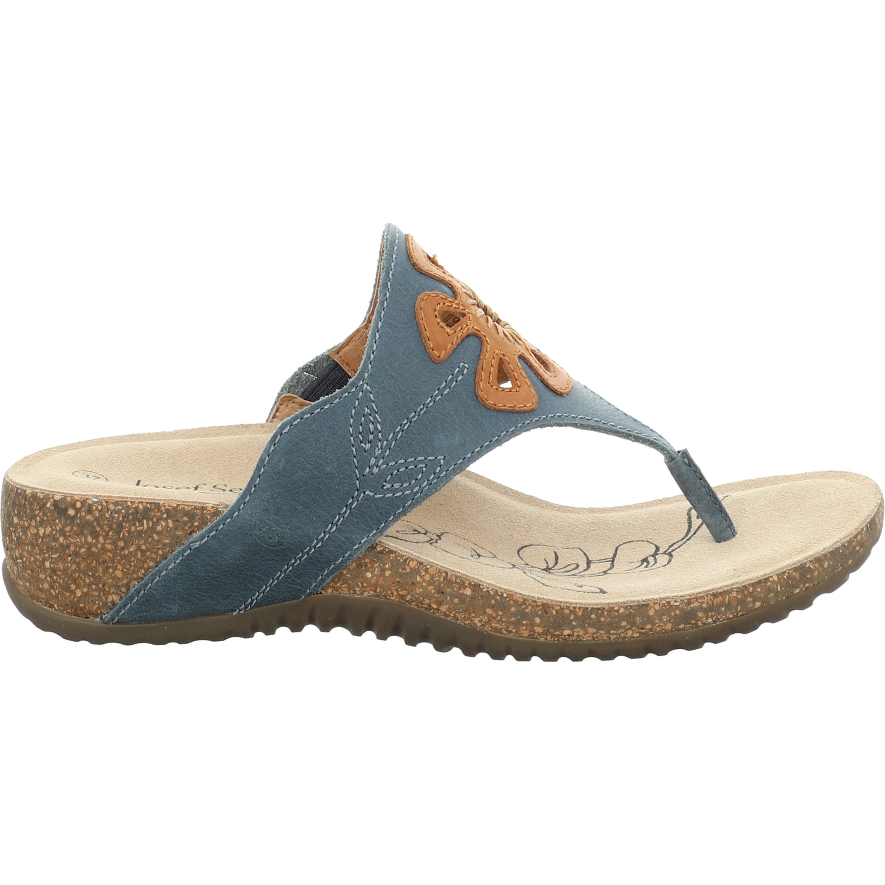 Josef Seibel Natalya 09,blau Zehentrenner günstig online kaufen