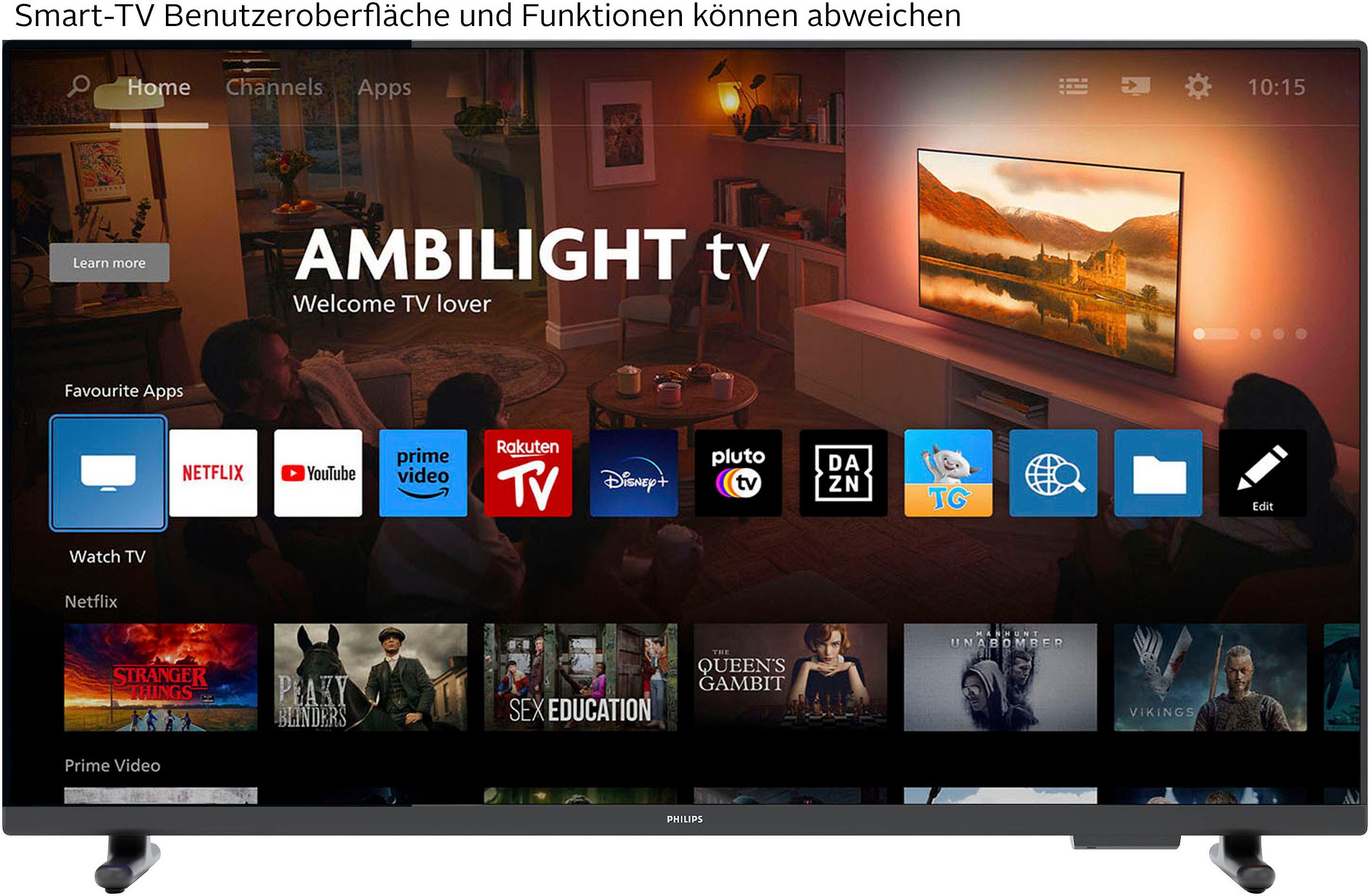 Philips 32PFS6900/12 LED-Fernseher (80 cm/32 Zoll, Full HD, Smart-TV)