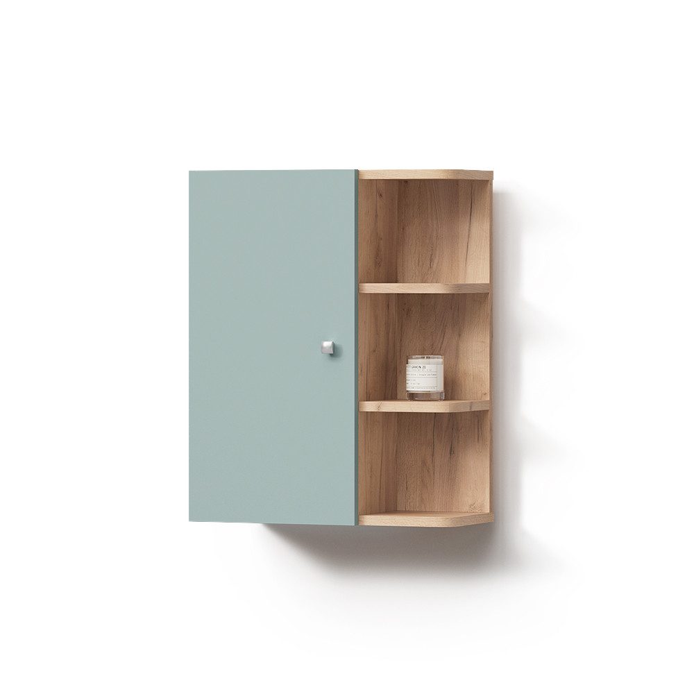 Livinity® Hängeschrank Fucino, Grün/Braun, 47.2 x günstig online kaufen