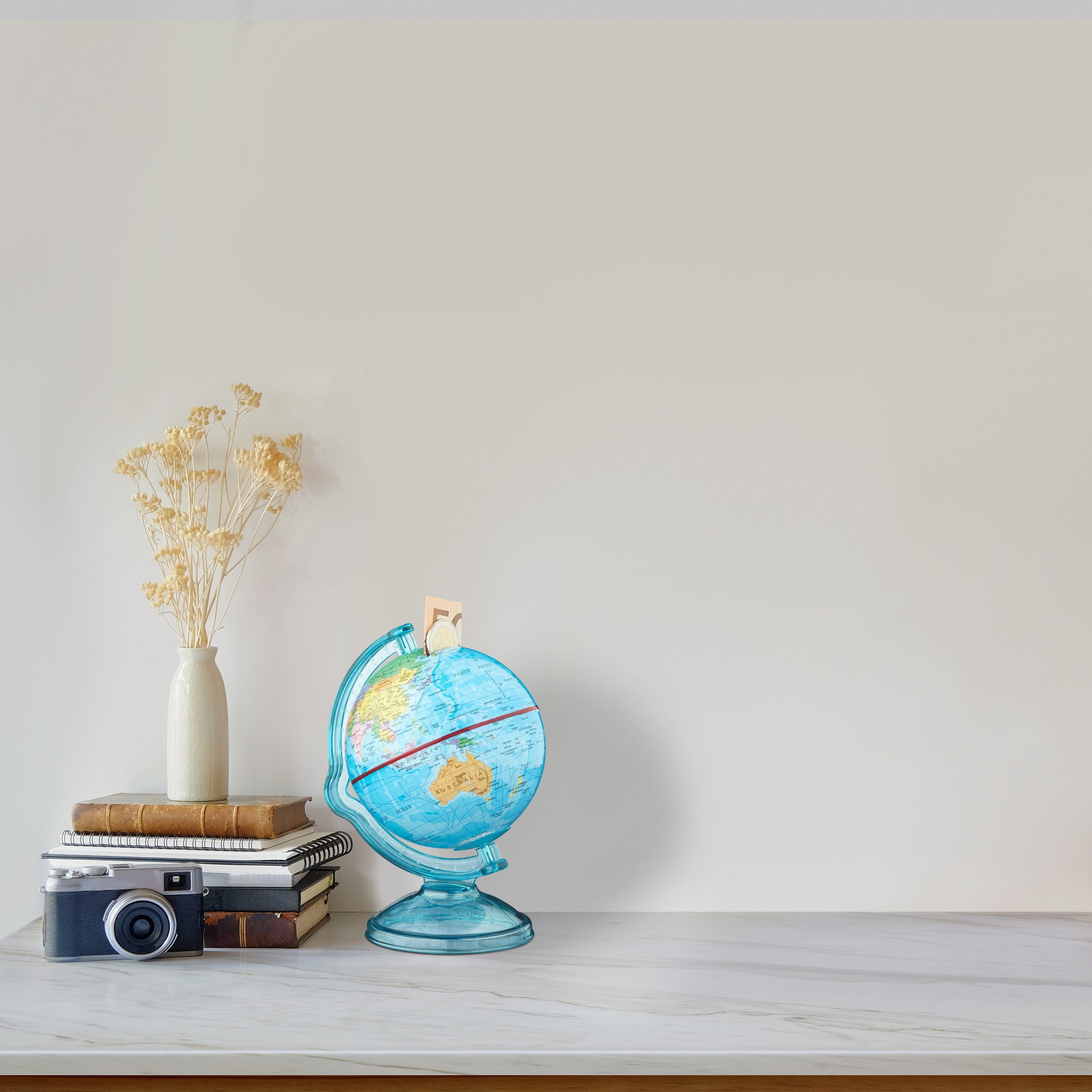 relaxdays Spardose Globus drehbar günstig online kaufen