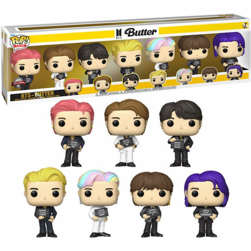 Merchandise-Figur BTS POP! Rocks Vinyl Figuren 7er-Pack Butter 9 cm