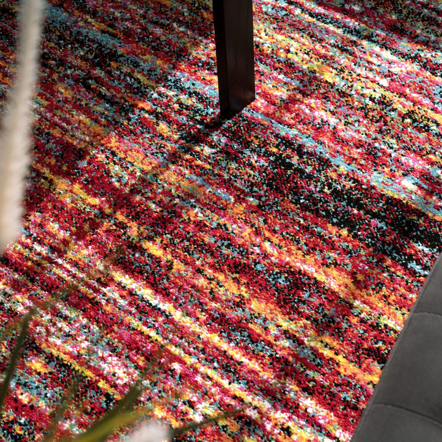 KADIMA DESIGN Teppich Meliert Wohnzimmer schmutzabweisend günstig online kaufen
