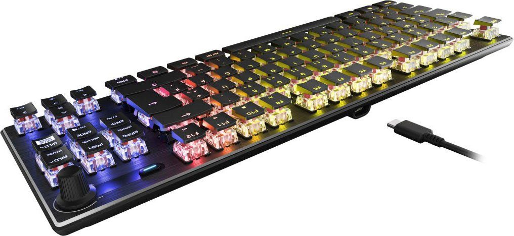 Gaming-Tastatur Tasten ROCCAT "Vulcan AIMO", TKL mechanische, lineare