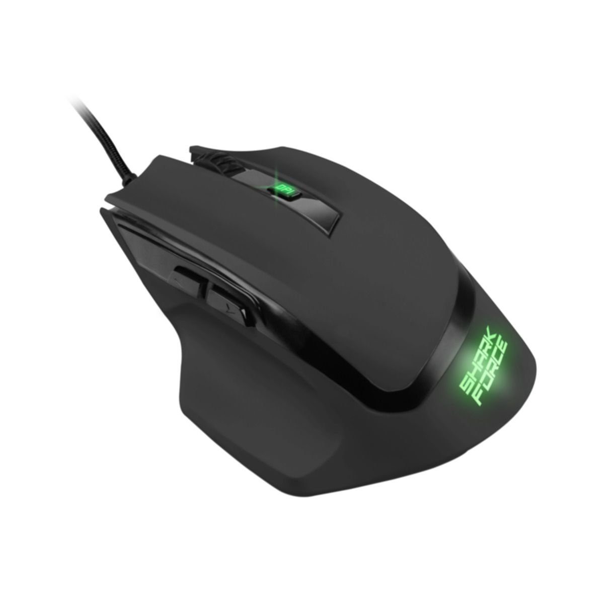 USB, max 6 Maus Force DPI: 4) (Anschluss: Tastenanzahl: Sensor: SHARK II optisch, Tasten, Sharkoon