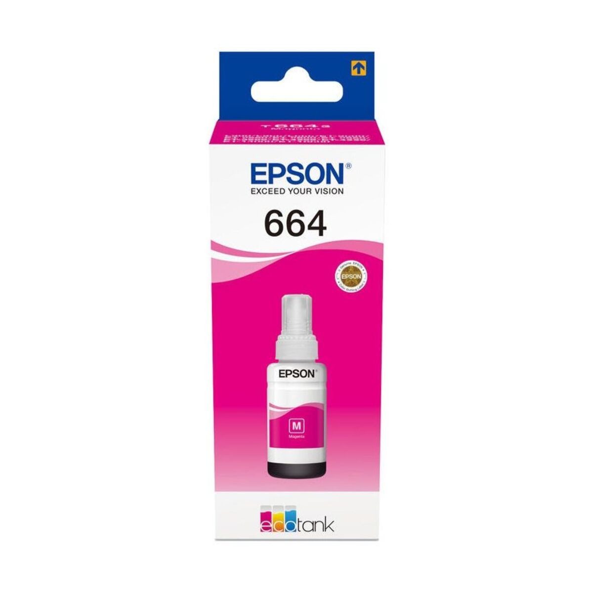 Epson Epson Tinte 664 magenta Nachfülltinte (für Epson EcoTank, x 70 ml, Nachfüllflasche)