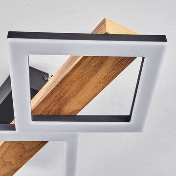 hofstein Deckenleuchte »Stoccareddo« moderne Deckenlampe aus Metall/Holz, 3000 Kelvin