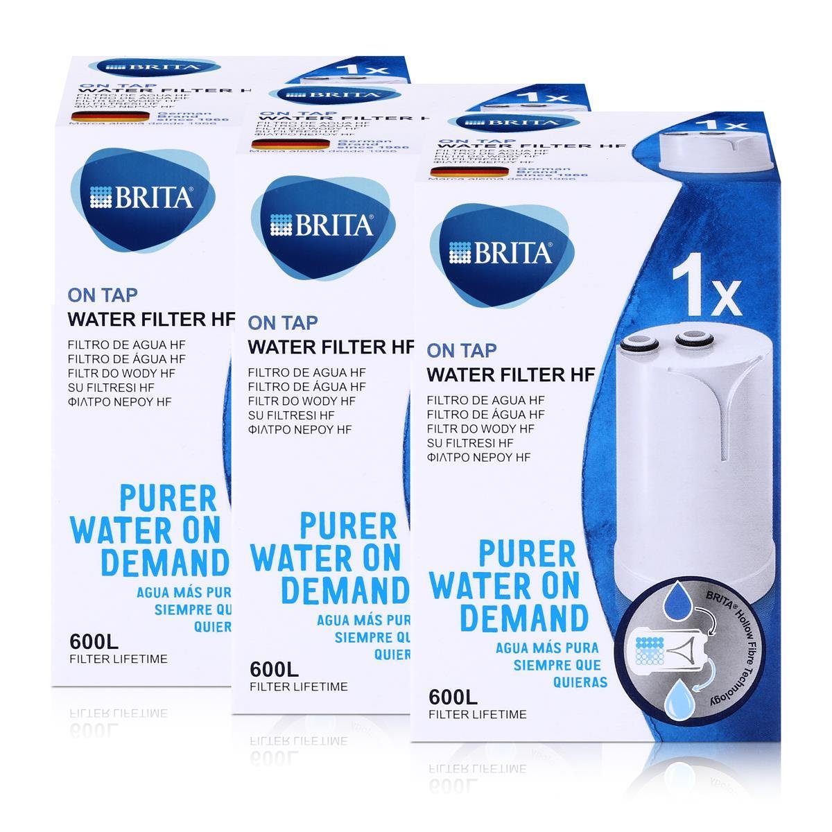 BRITA Wasserfilter BRITA On Tap Wasserfilter HF, Weiß - Filterlebensdauer  bis 600 Liter (3er Pack) online kaufen | OTTO