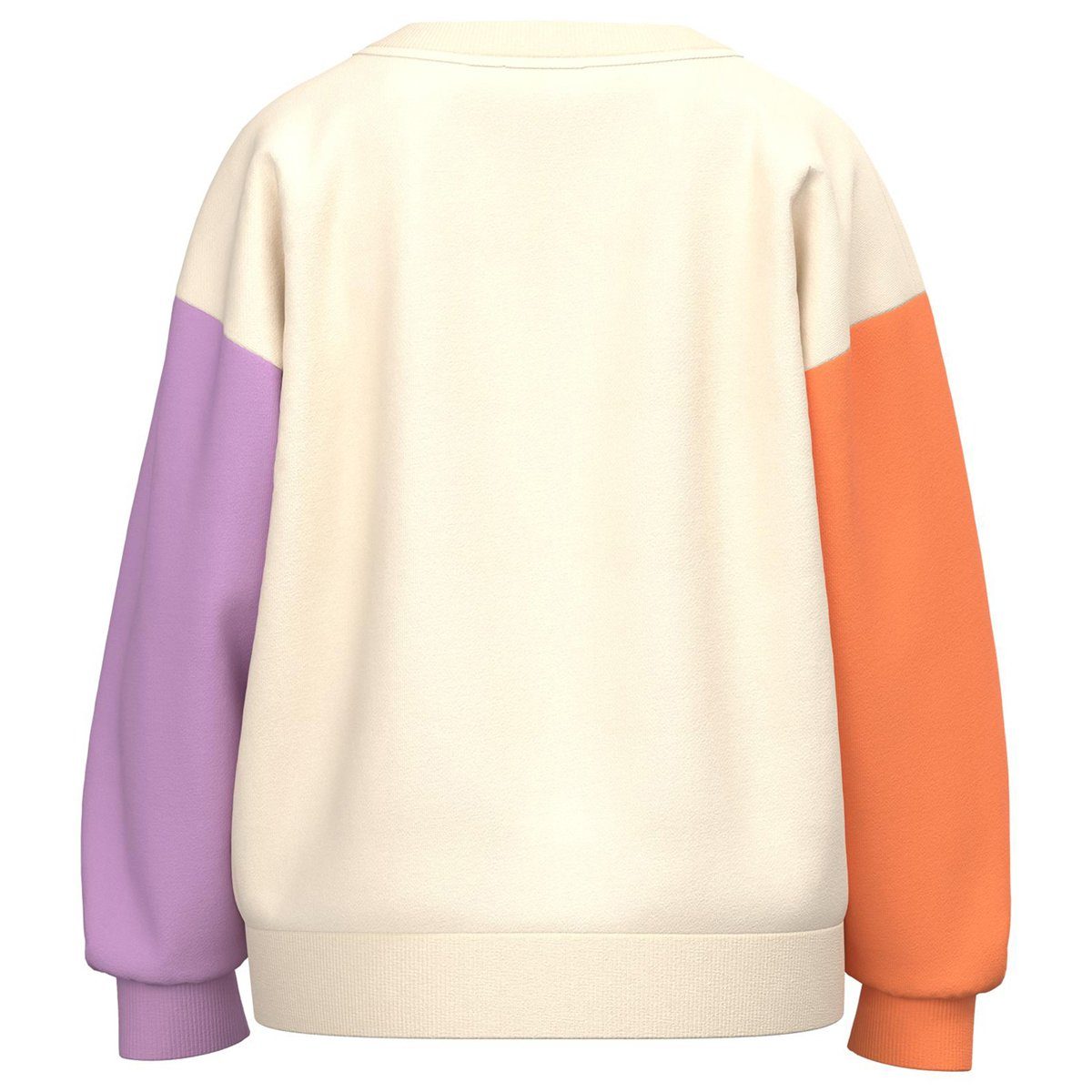 Name It Sweatshirt NKFVISUSAN Baumwolle L1 UNB LS SWEAT Buttercream BOXY aus