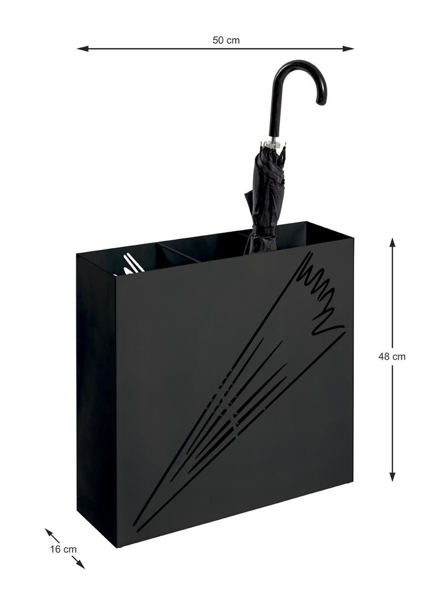 HAKU Schirmständer Haku Schirmständer Metall schwarz günstig online kaufen