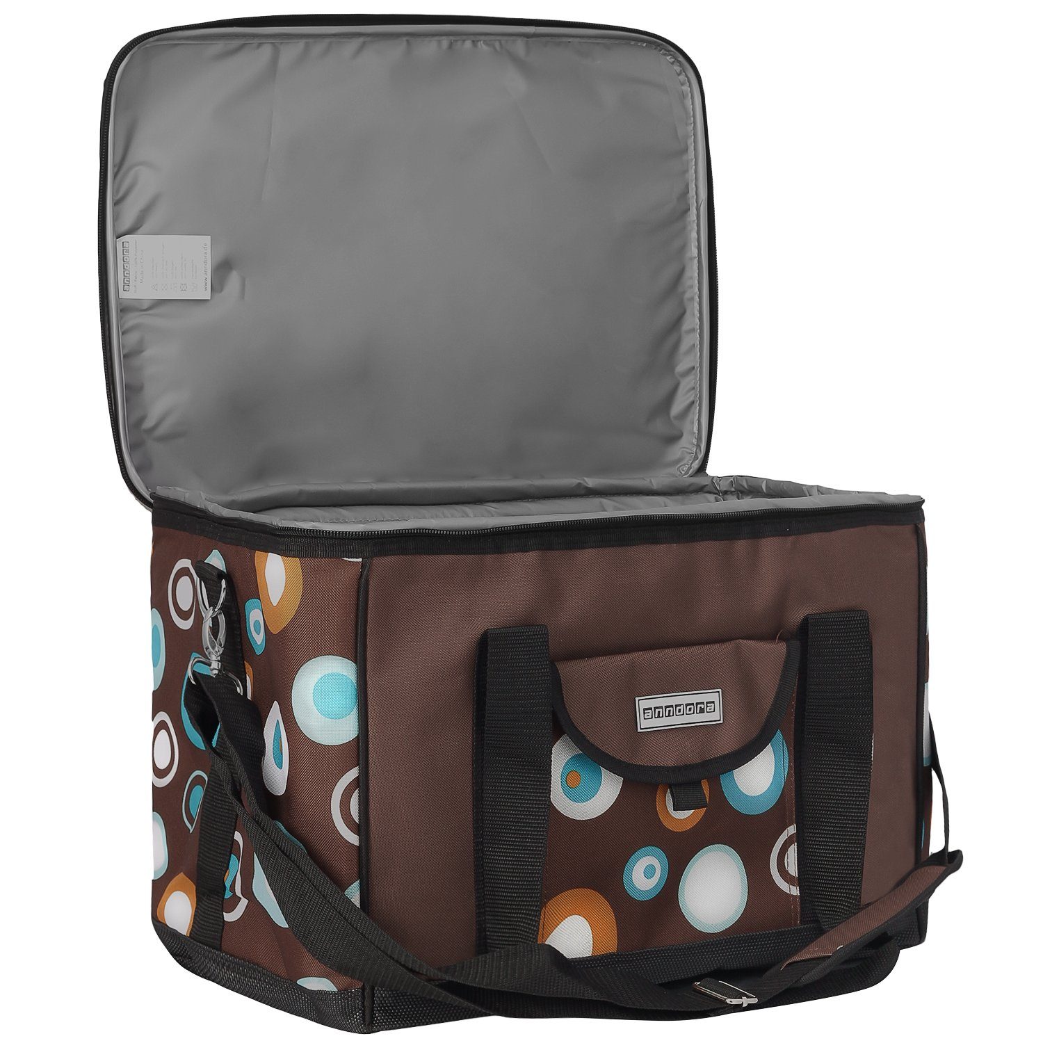 anndora Kühltasche 40 Liter Picknicktasche, 40 l, Zweiwege-Reißverschluss - wasserdichtes verschweißtes Innenfutter