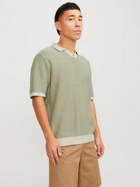 Jack & Jones Strickpullover JORMYKONOS STRUCTURE KNIT SS POLO